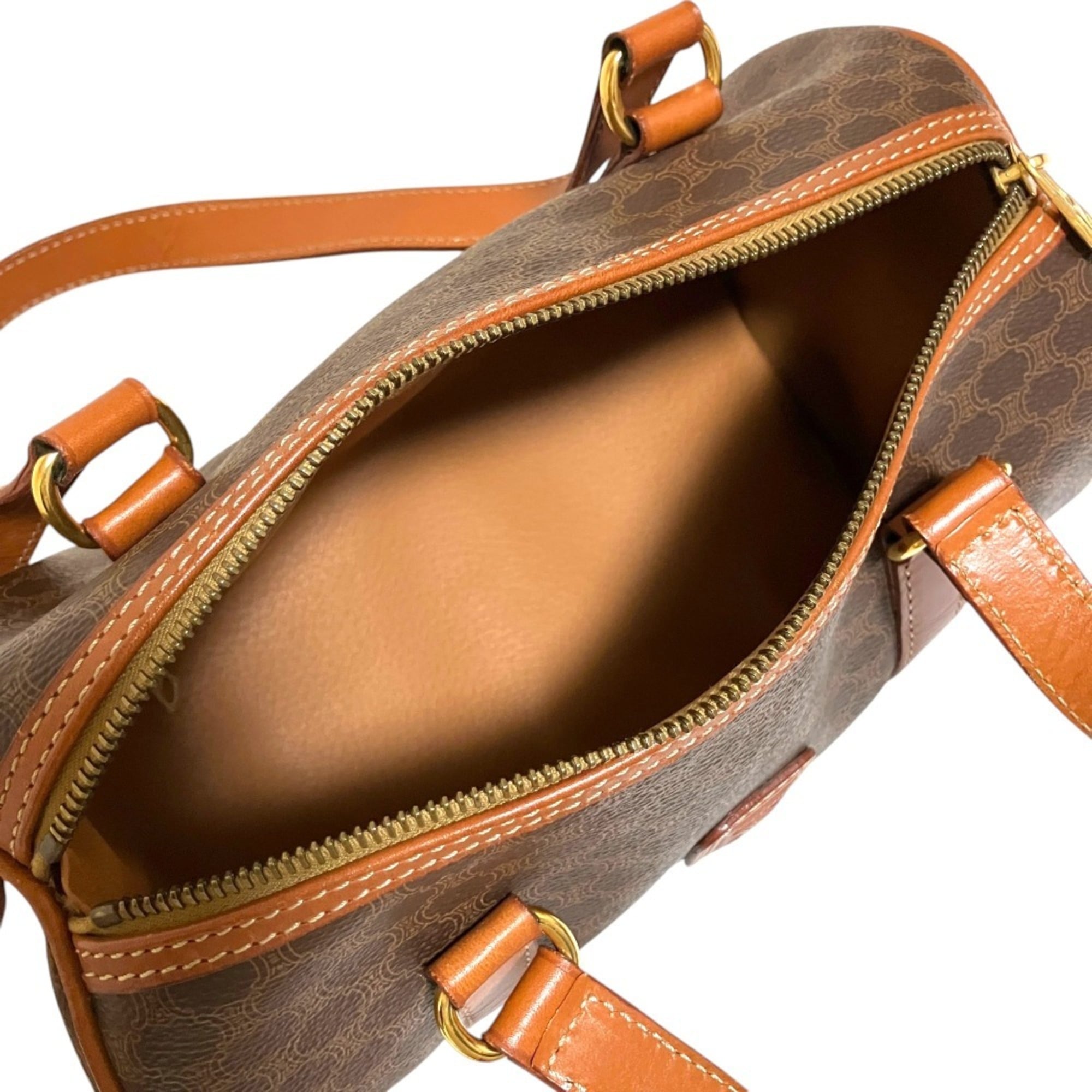 Celine Brown Boston Bag Handbag (Pre-Owned)