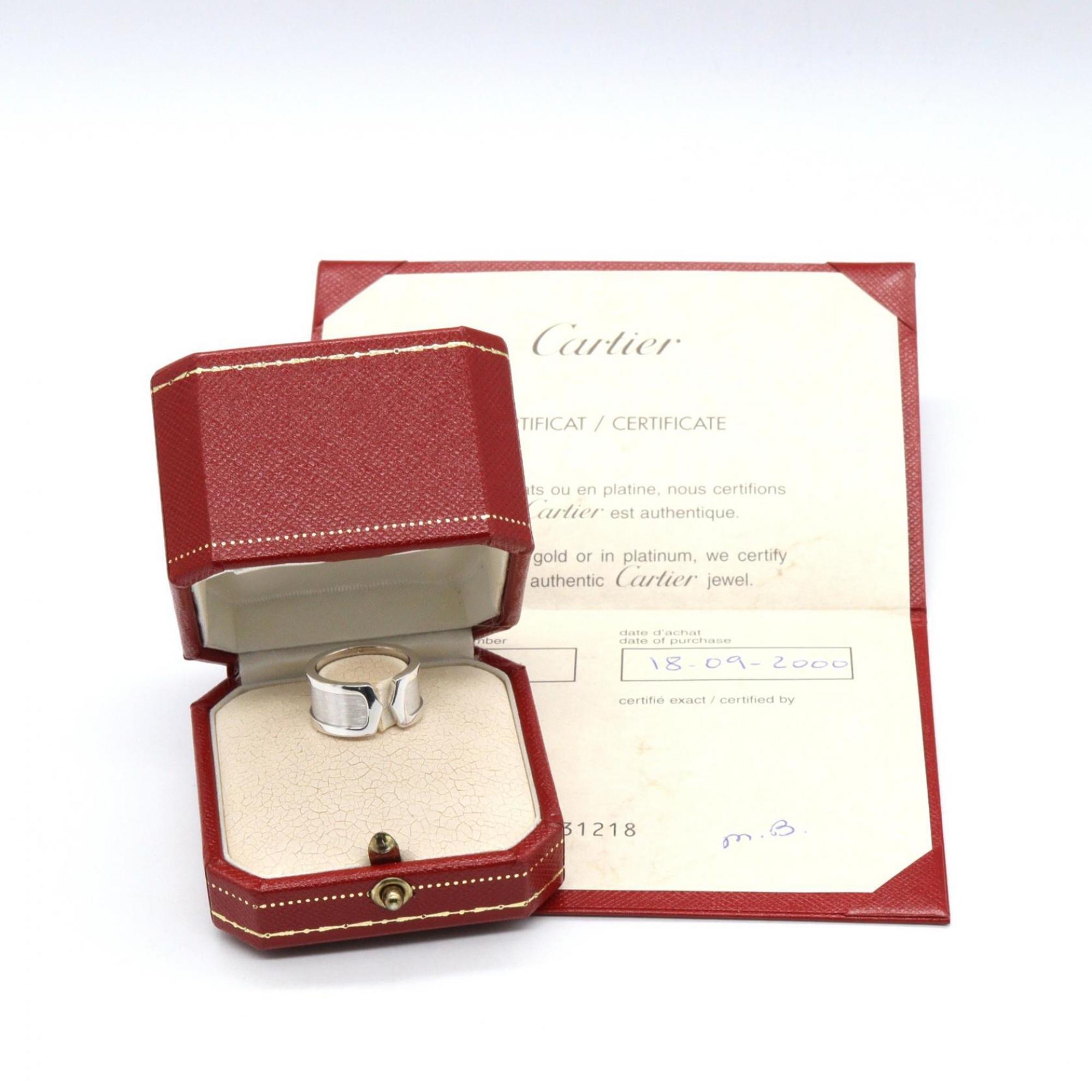 Cartier Silver White Gold (18K) Band Ring (Pre-Owned)