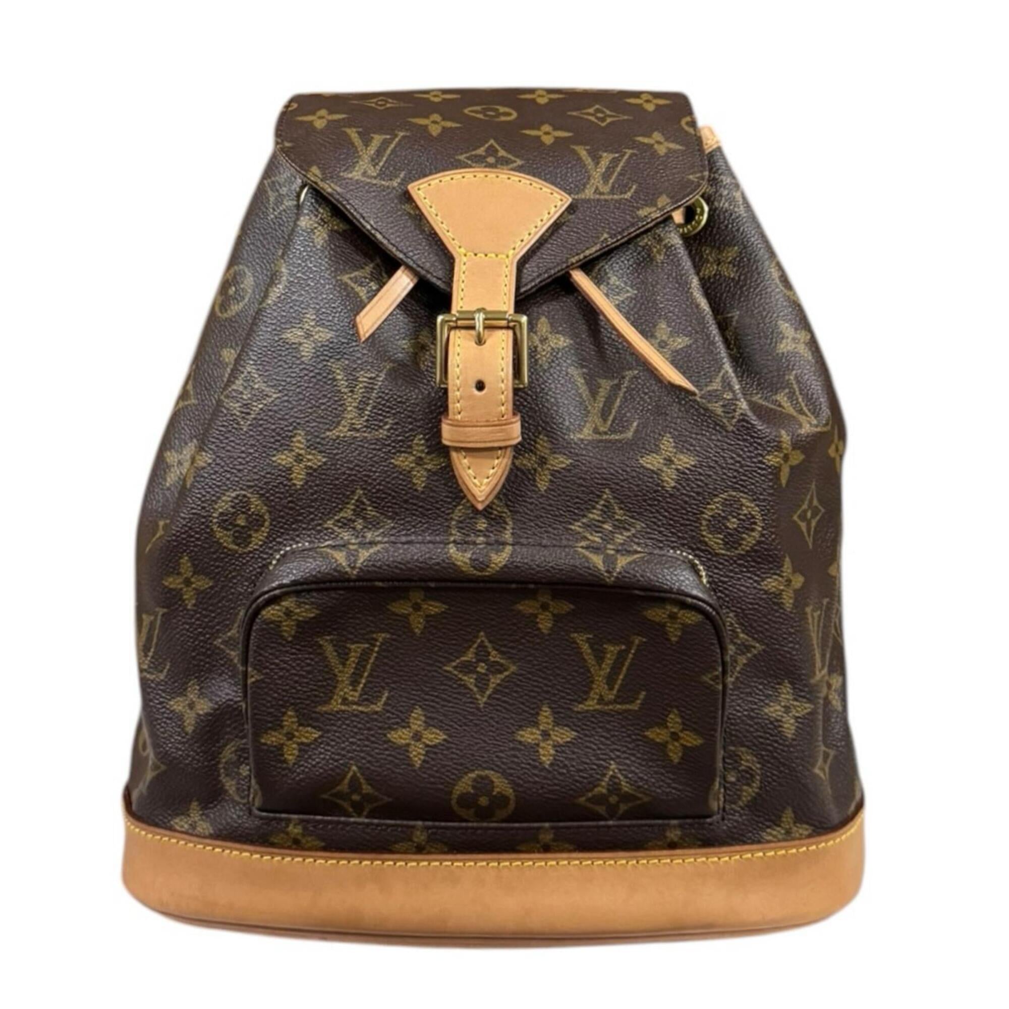 Louis Vuitton Brown Monogram Canvas Backpack (Pre-Owned)