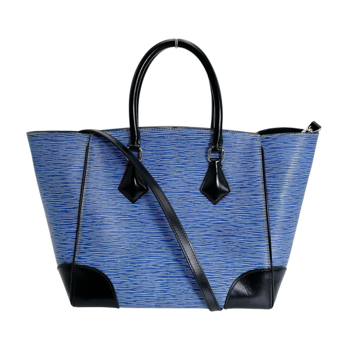 Louis Vuitton Blue Epi Leather Handbag (Pre-Owned)