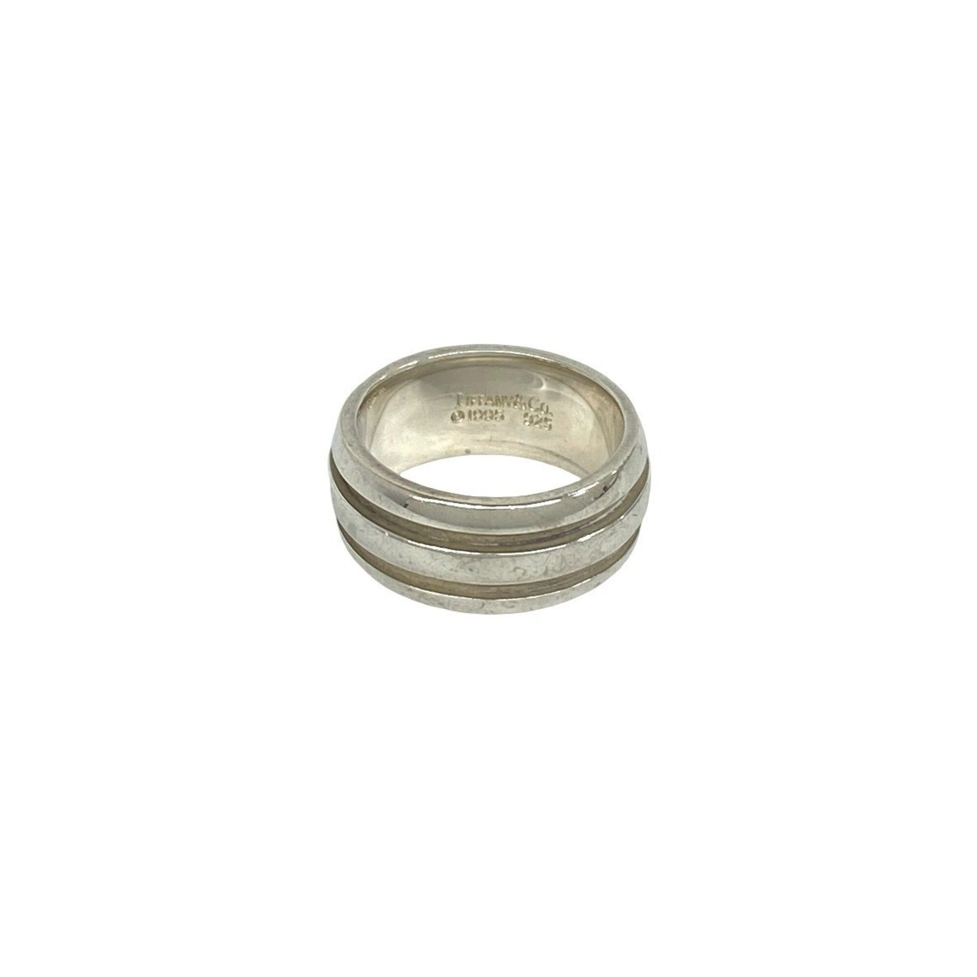 Tiffany Silver Silver 925 Band Ring (Pre-Owned)