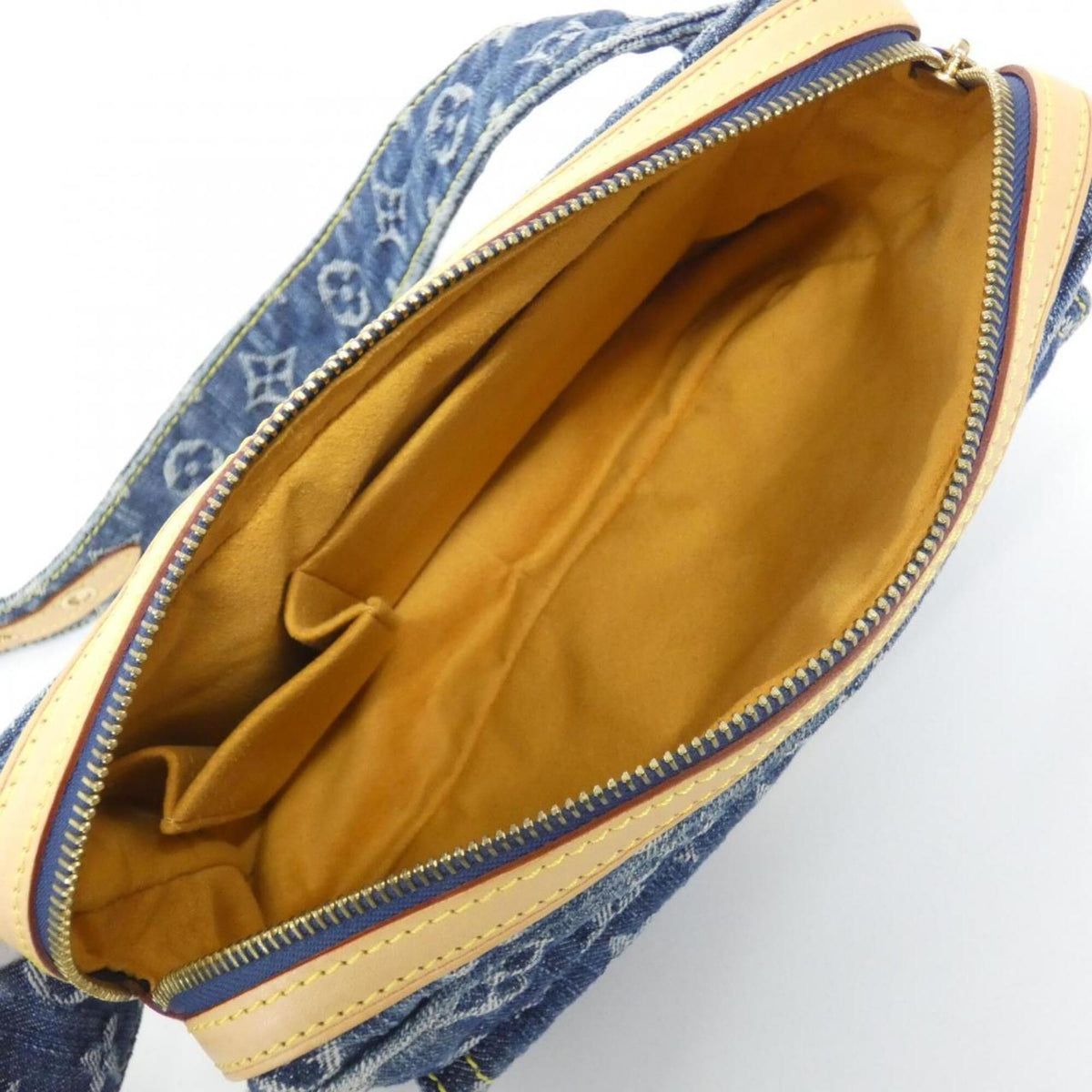 Louis Vuitton Monogram Denim Blue Monogram Denim Shoulder Bag (Pre-Owned)