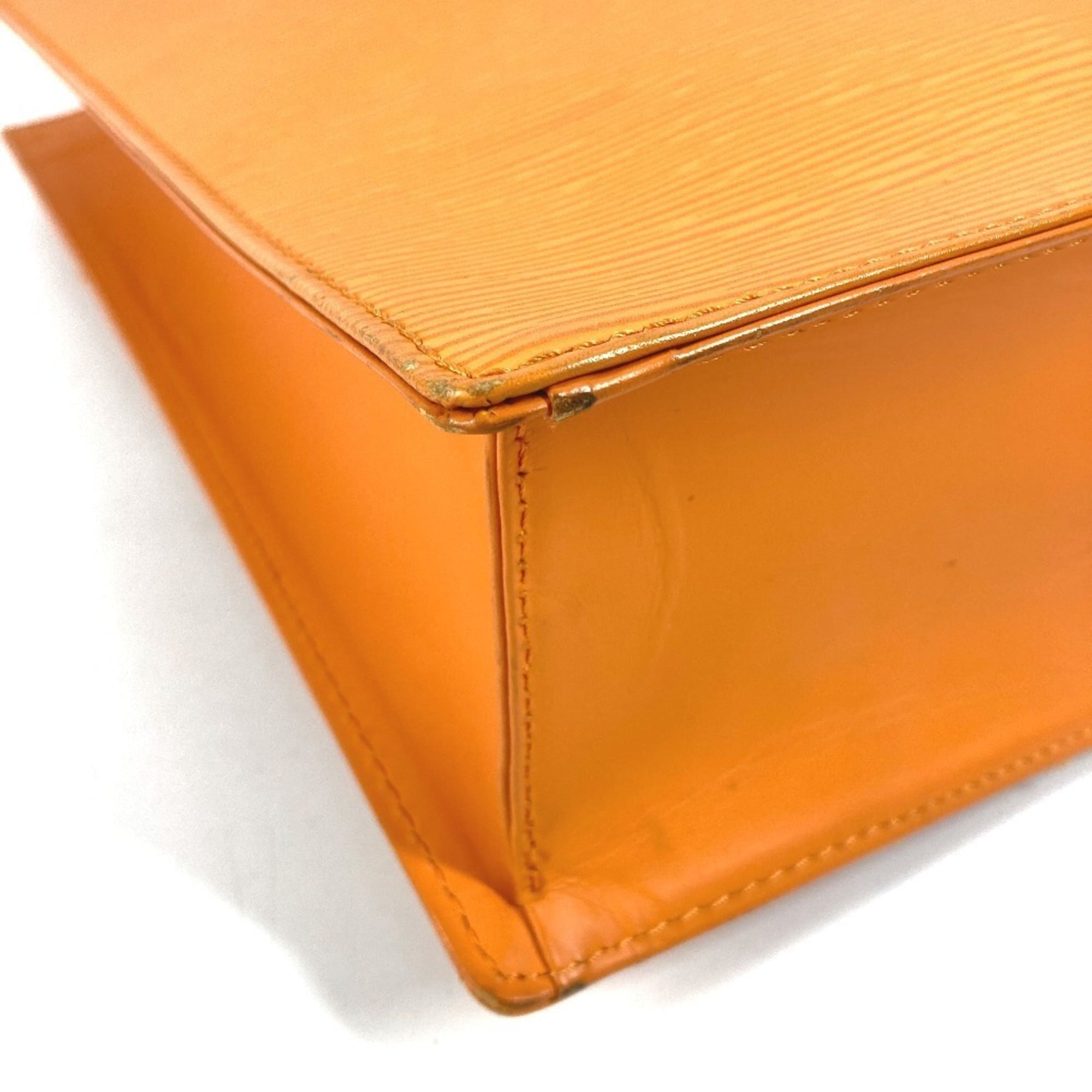 Louis Vuitton Galle Orange Epi Leather Handbag Tote Bag (Pre-Owned)