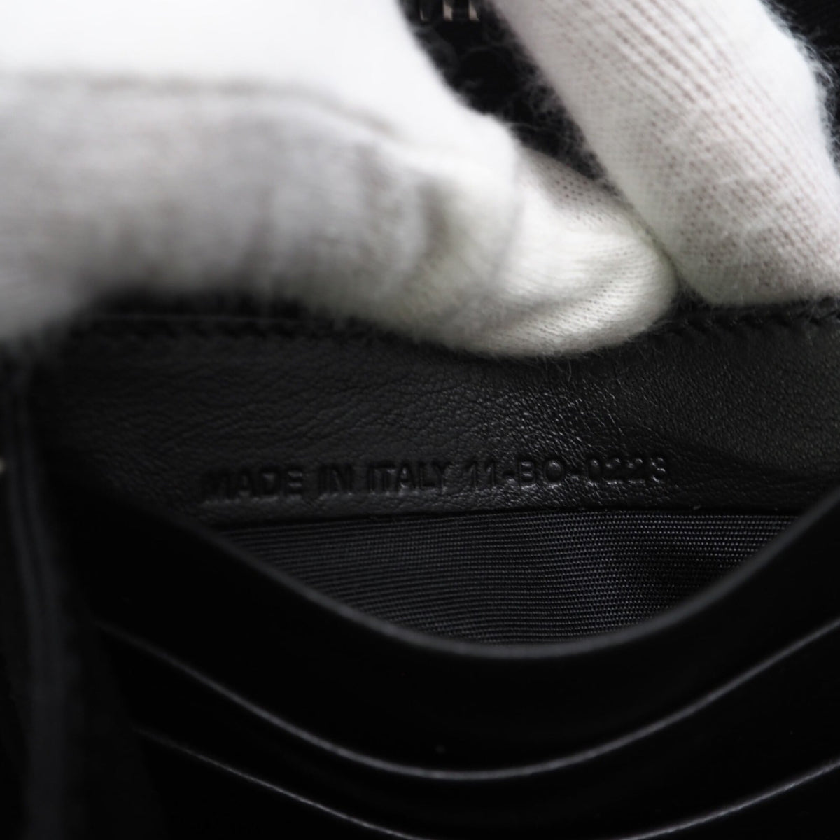 Christian Dior Black Gray Coated Canvas Leather Shoulder Bag (Pre-Owned)