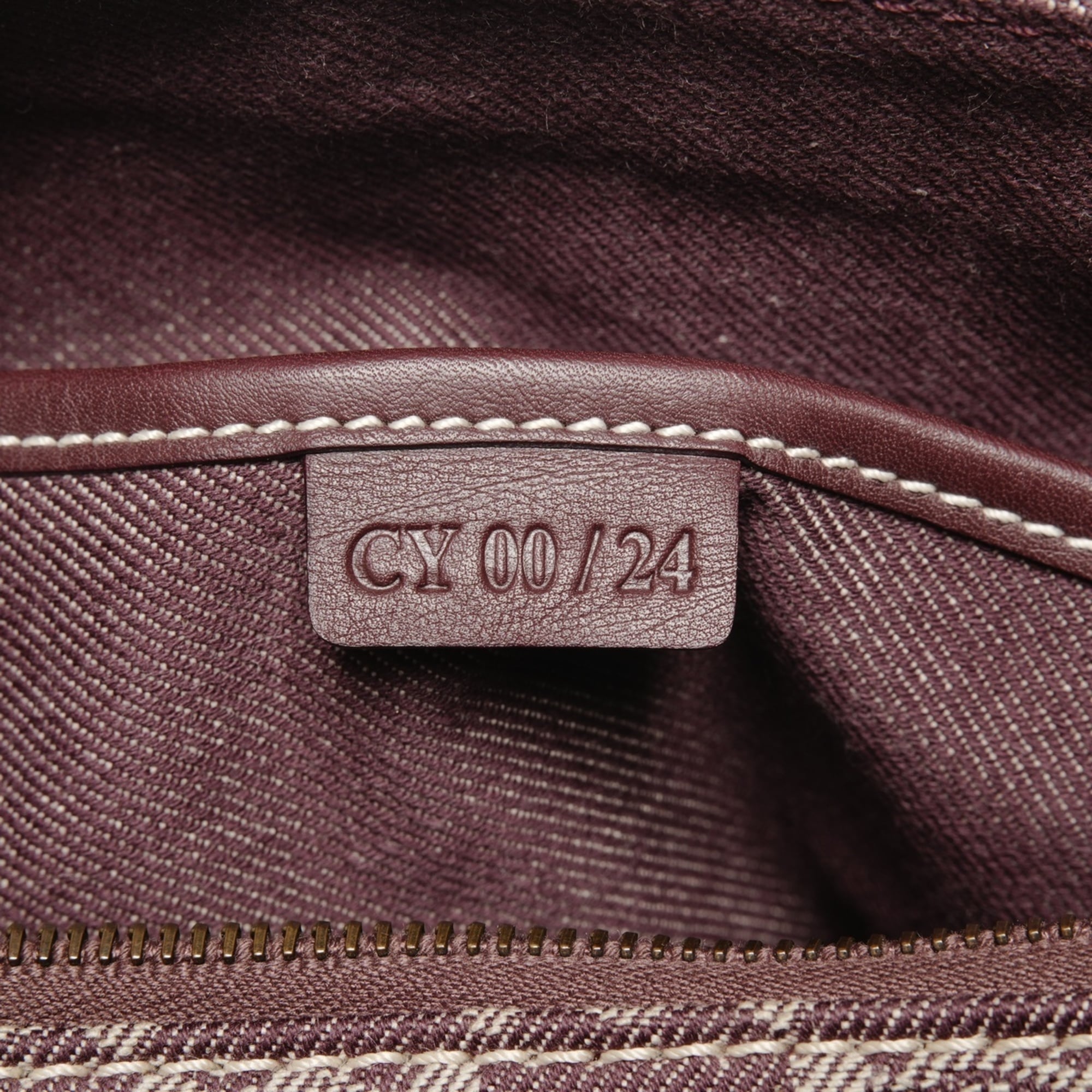 Celine Macadam Red Color Canvas Shoulder Bag (Pre-Owned)