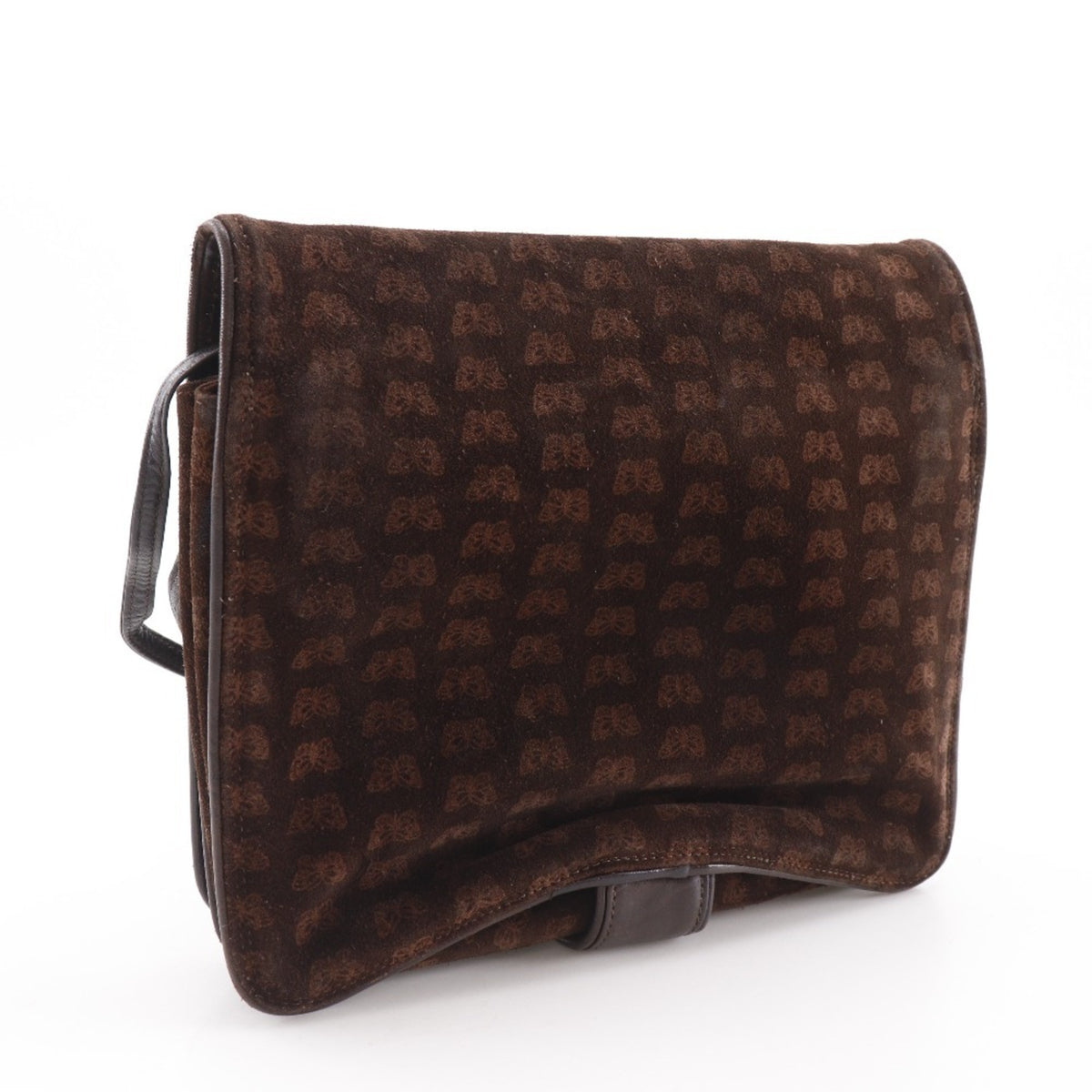Bottega Veneta Brown Suede Shoulder Bag Tote Bag (Pre-Owned)