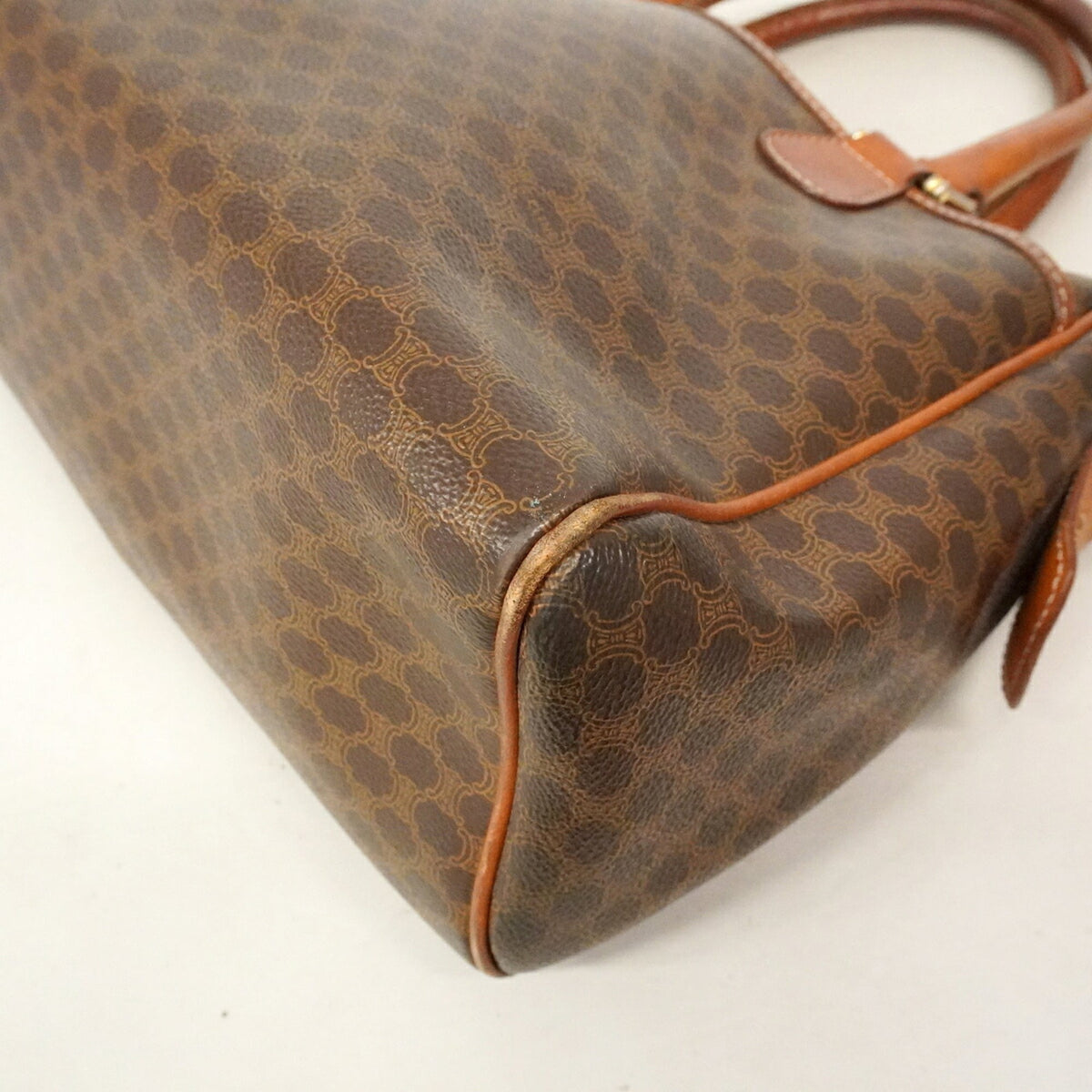 Celine Brown Pvc Handbag (Pre-Owned)