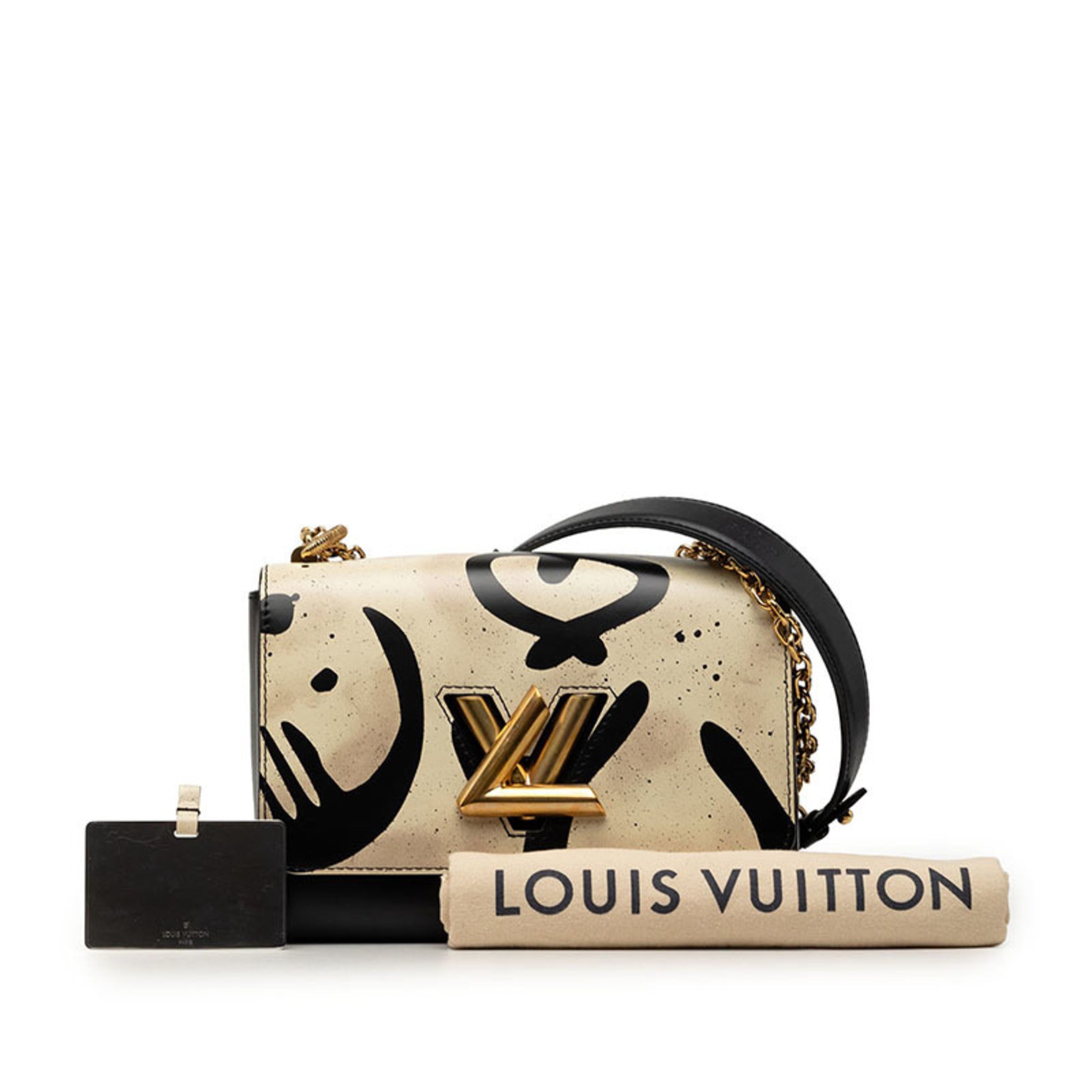 Louis Vuitton Black Ivory Pvc Leather Shoulder Bag (Pre-Owned)