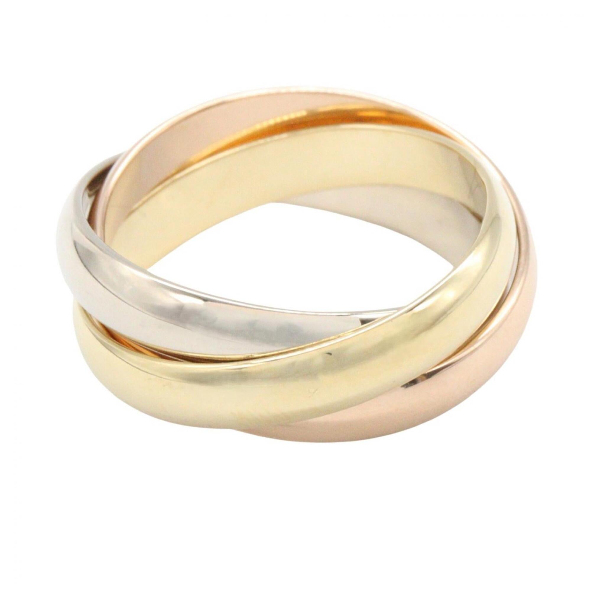 Cartier Gold Silver Yellow Gold (18K) Pink Gold (18K) White Gold (18K) Band Ring (Pre-Owned)