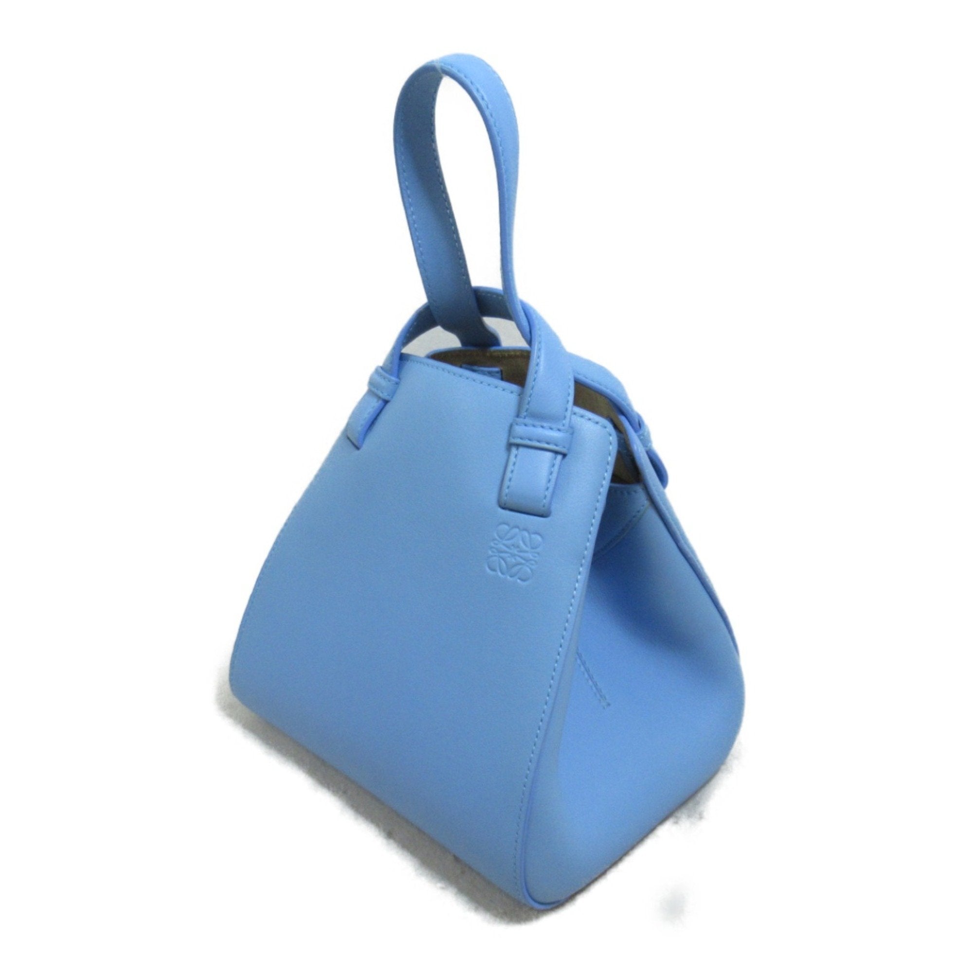 Loewe Blue Light Blue Leather Shoulder Bag (Pre-Owned)