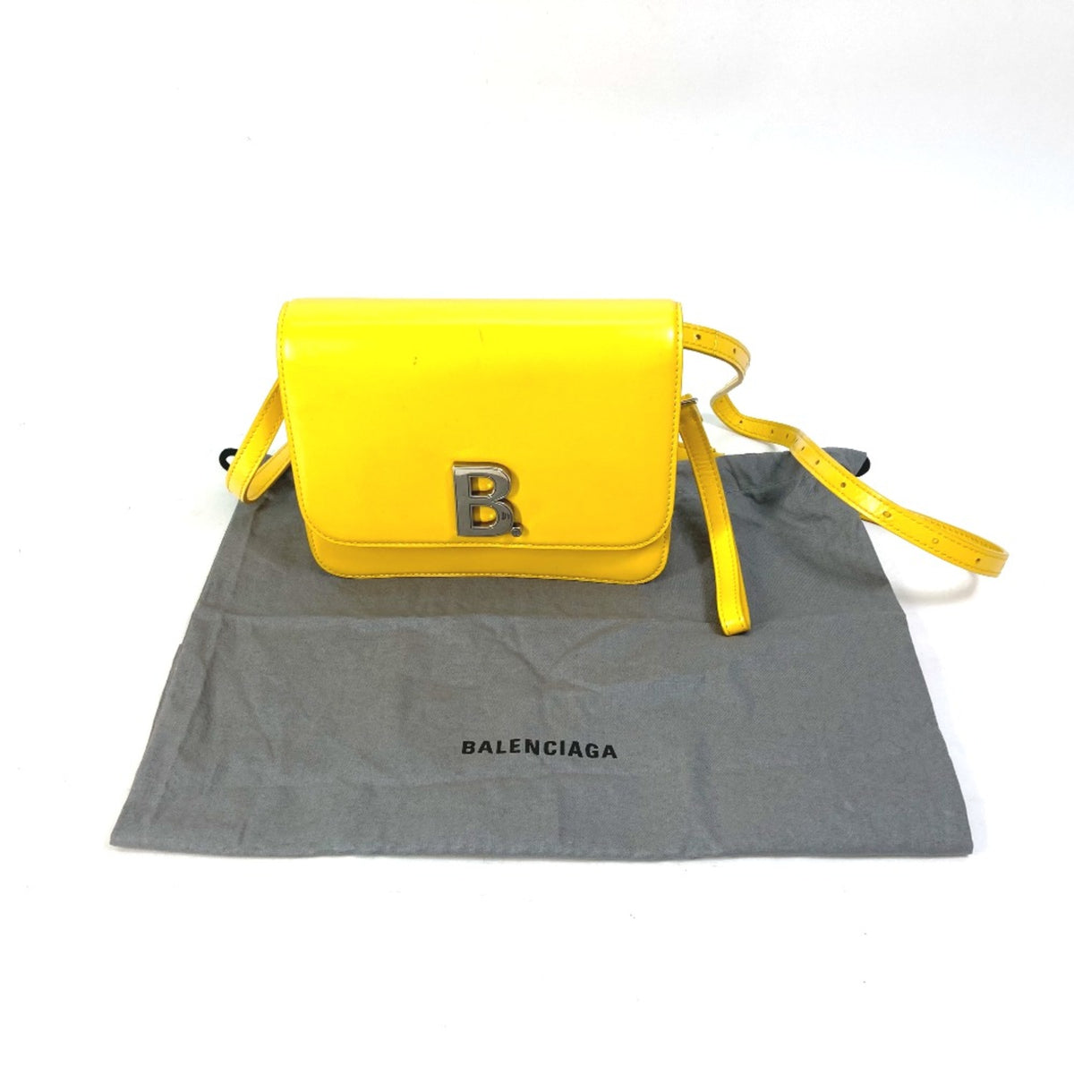 Balenciaga Yellow Leather Shoulder Bag (Pre-Owned)