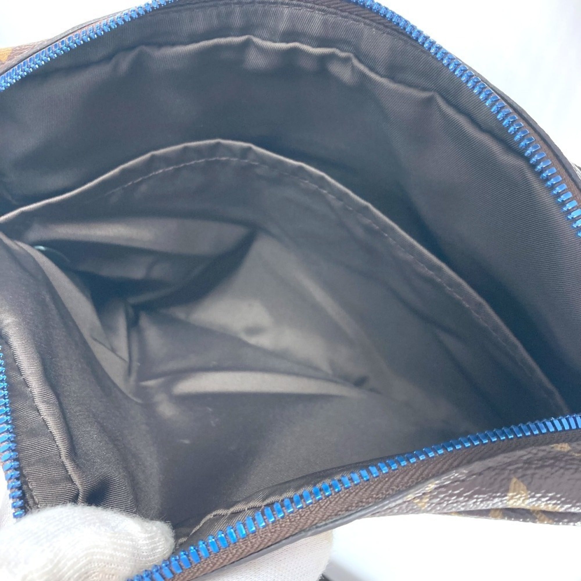 Louis Vuitton Monogram Blue Brown Monogram Shoulder Bag (Pre-Owned)