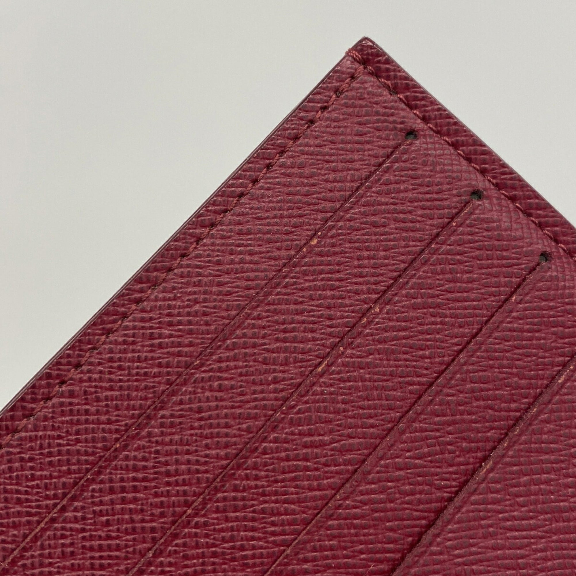 Louis Vuitton Brown Fuchsia Chain/Shoulder Wallet (Pre-Owned)