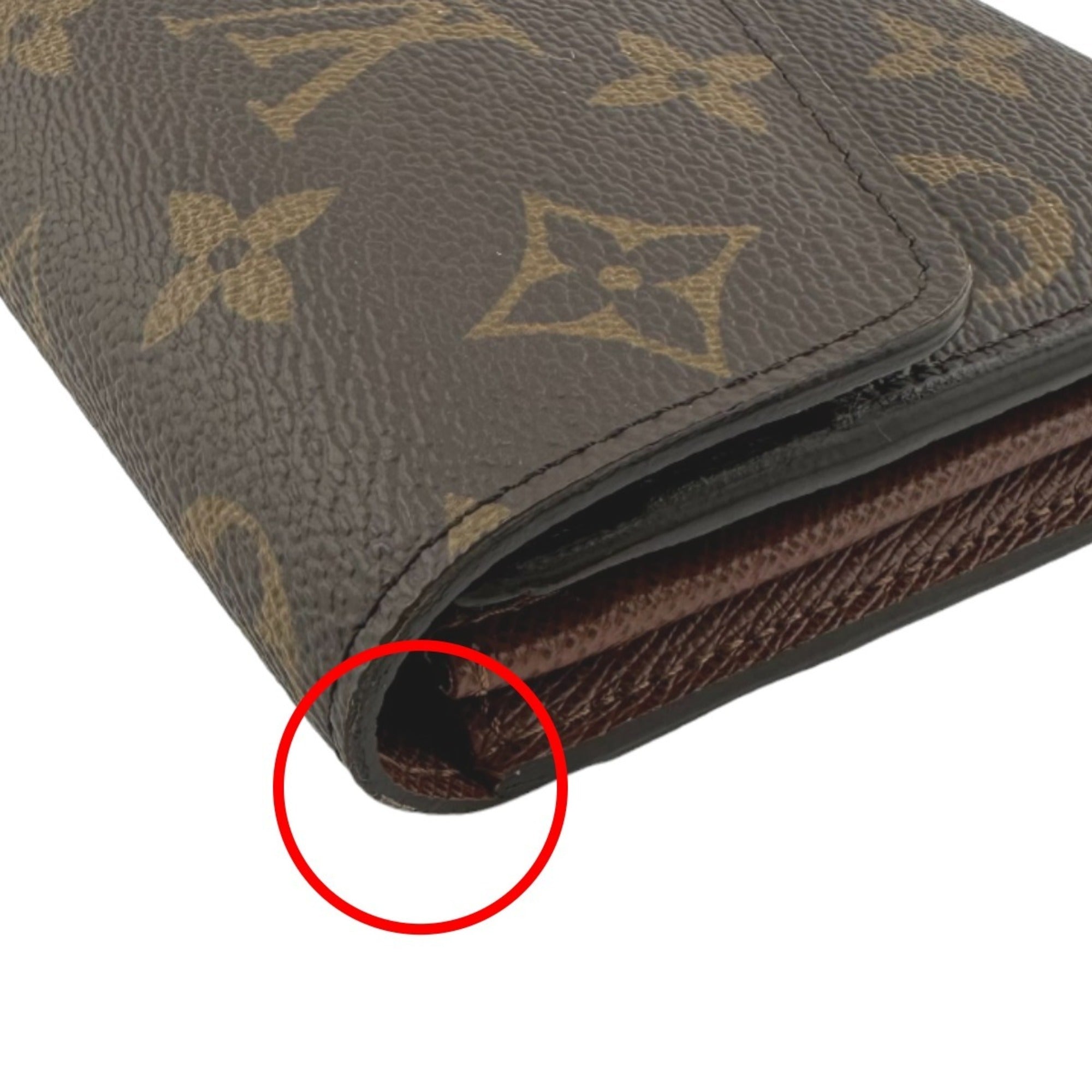 Louis Vuitton Brown Monogram Monogram Wallet (Bi-Fold) (Pre-Owned)