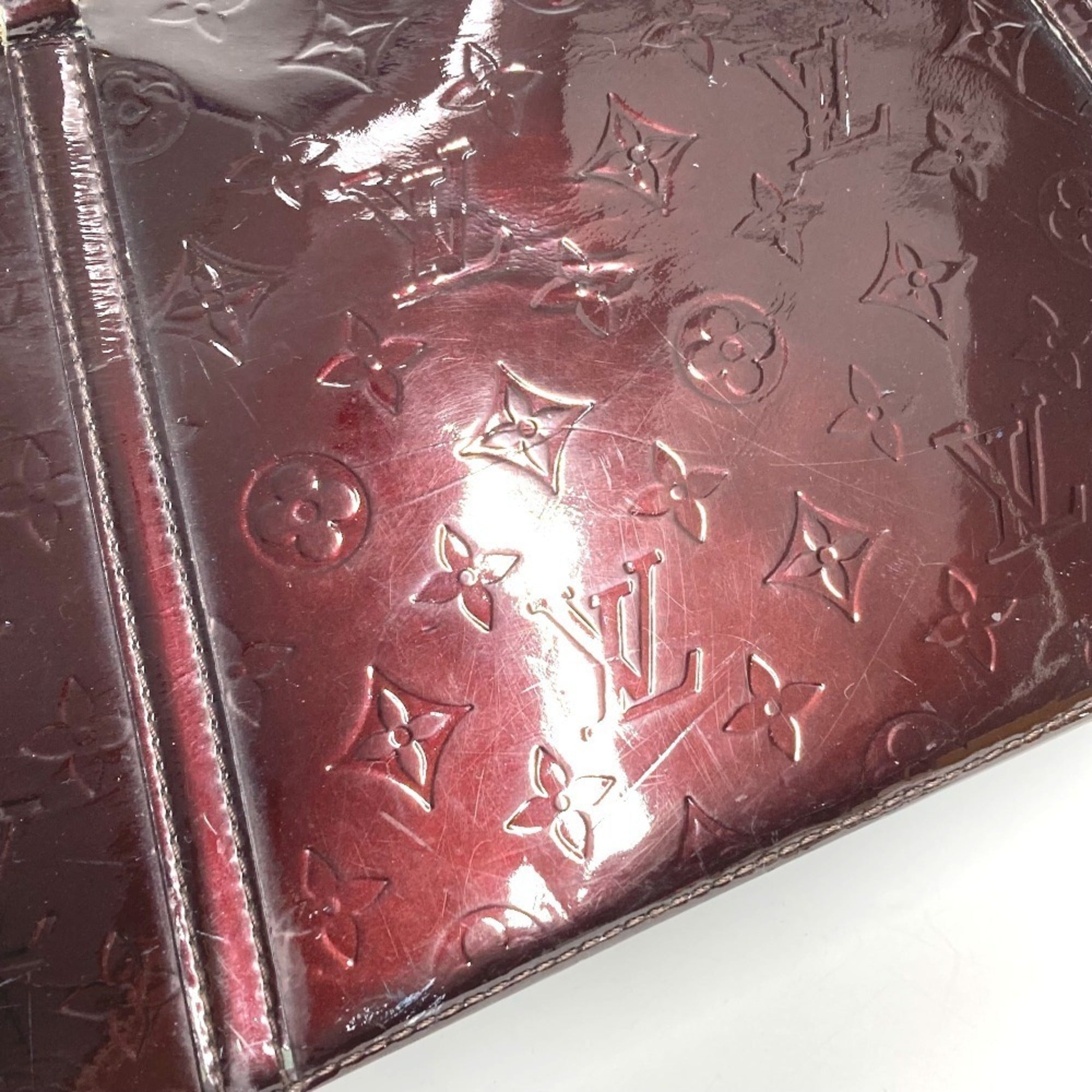 Louis Vuitton Monogram Vernis Amarante Purple Monogram Vernis Shoulder Bag Tote Bag (Pre-Owned)
