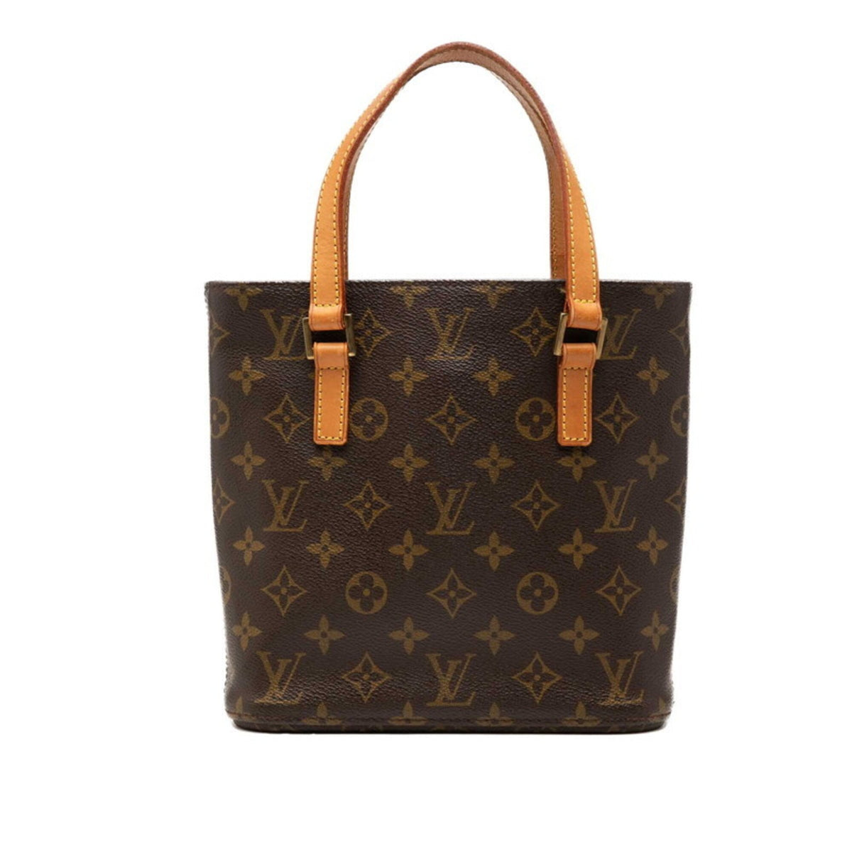 Louis Vuitton Brown Pvc Leather Handbag (Pre-Owned)