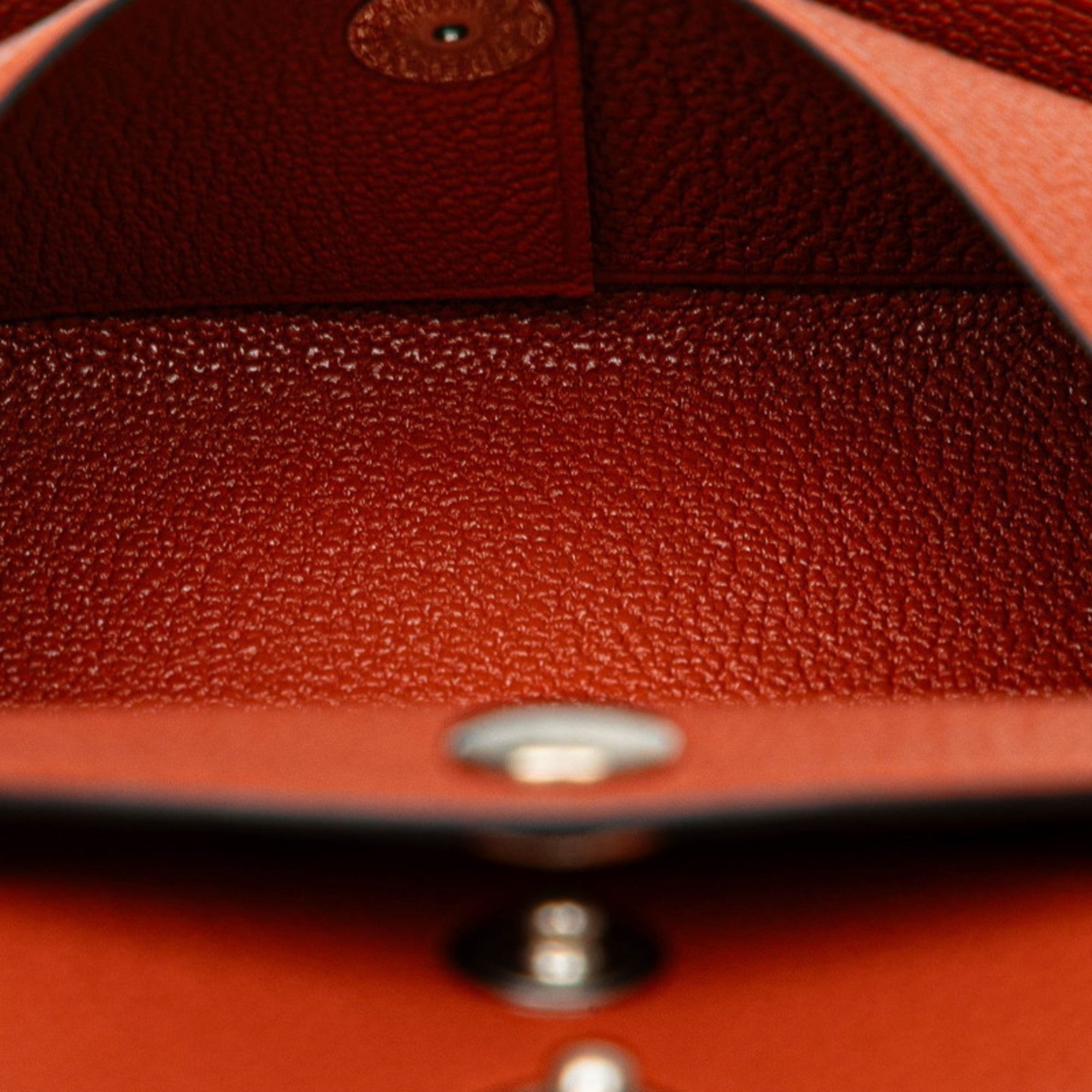 Hermes Brown Chevre Leather Coin Purse/Coin Case (Pre-Owned)