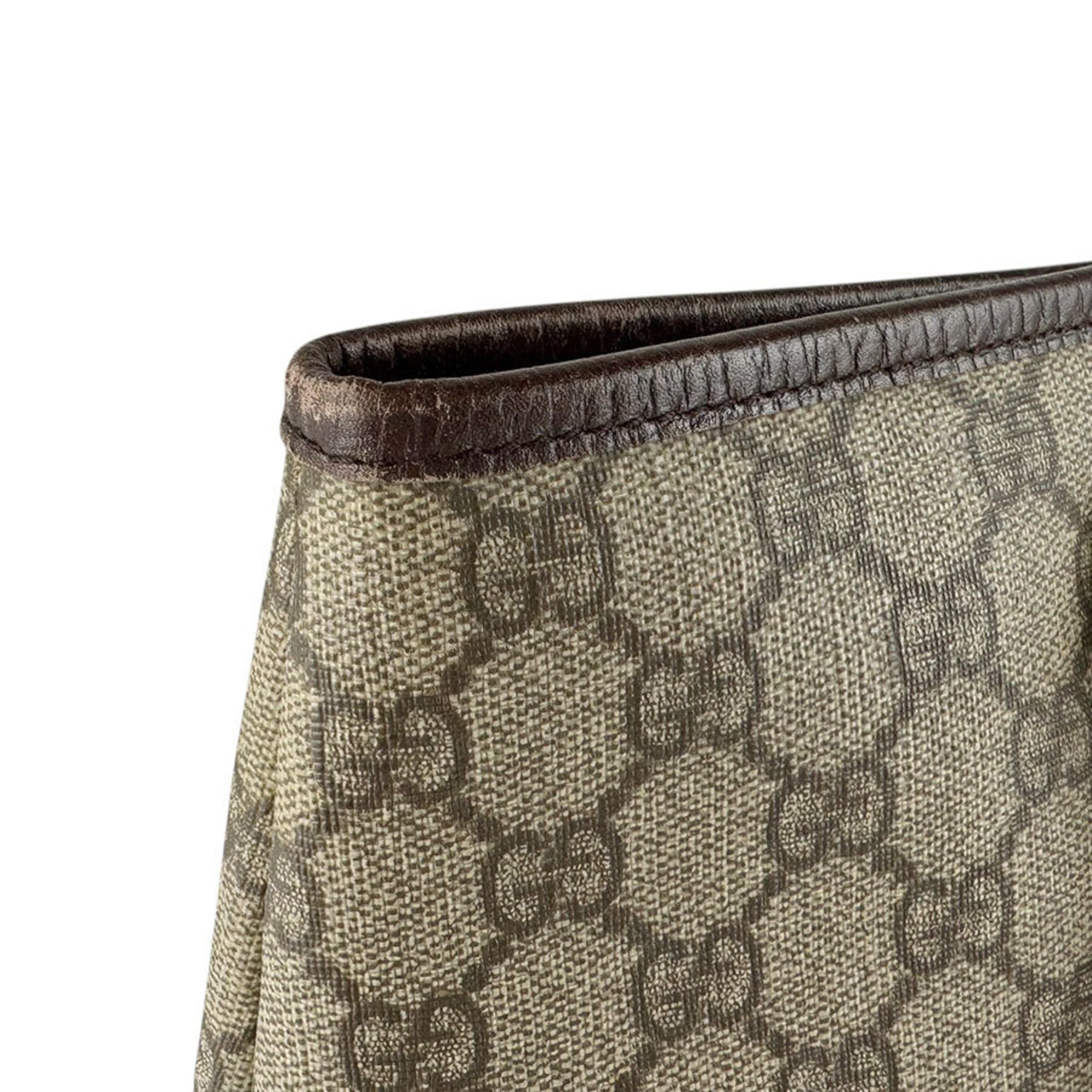 Gucci Brown Gg Supreme Shoulder Bag Tote Bag (Pre-Owned)