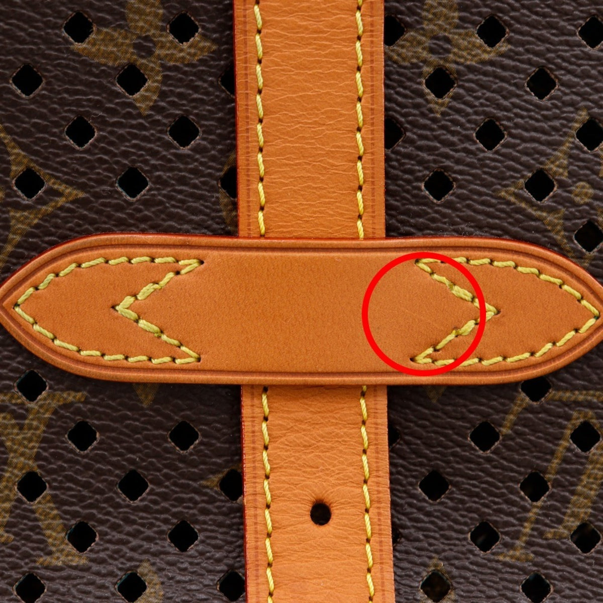 Louis Vuitton Monogram Perfo Brown Monogram Perforated Shoulder Bag (Pre-Owned)