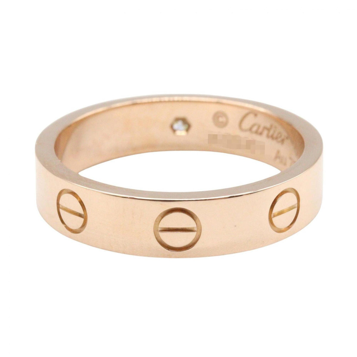 Cartier Gold Clear Pink Gold (18K) Band Ring (Pre-Owned)
