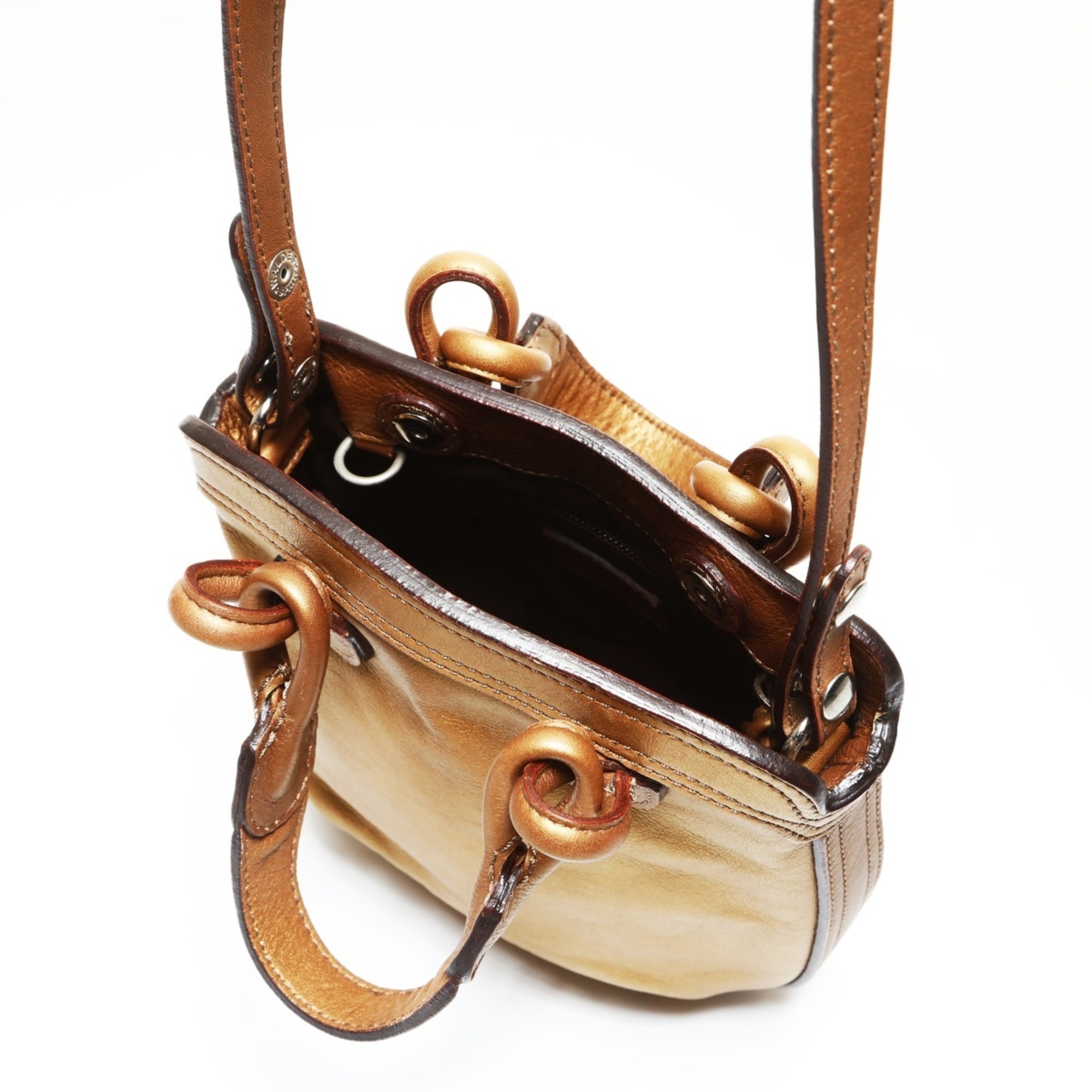 Loewe Gold Leather Tote Bag (Pre-Owned)