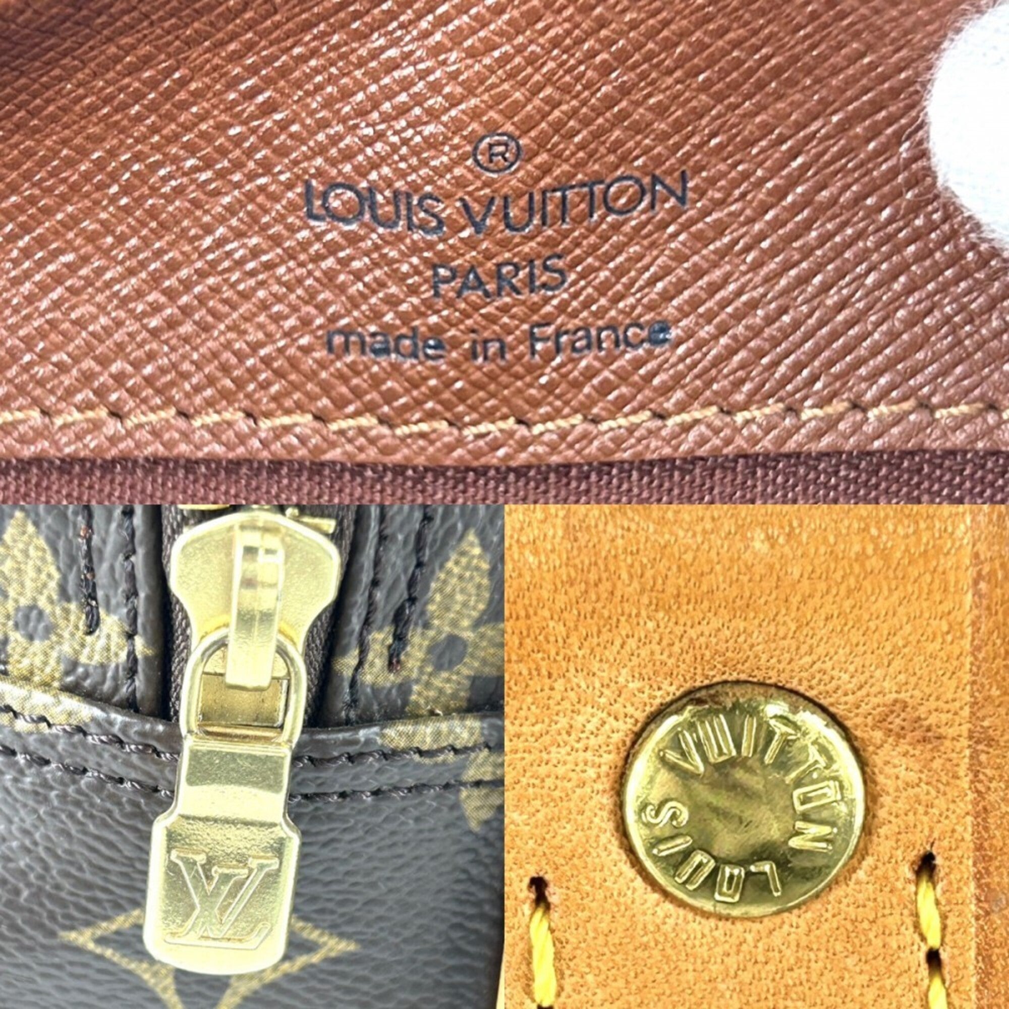Louis Vuitton Brown Monogram Canvas Shoulder Bag (Pre-Owned)