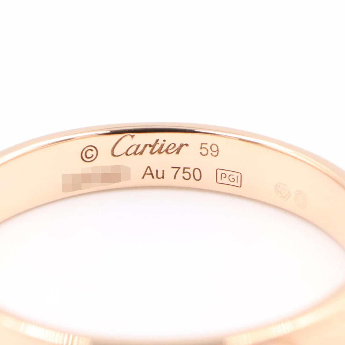 Cartier Gold Pink Gold (18K) Band Ring (Pre-Owned)