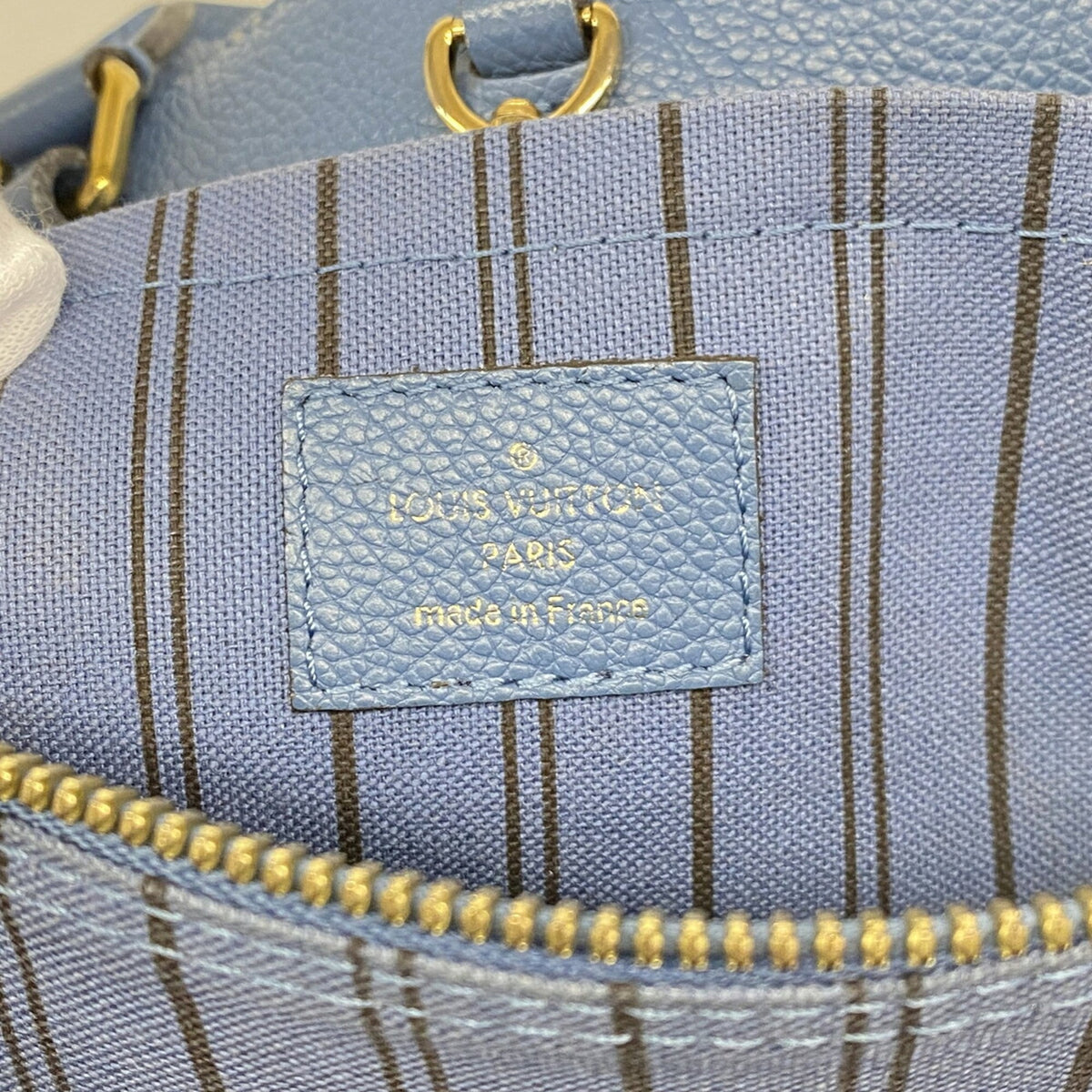 Louis Vuitton Blue Jean Handbag (Pre-Owned)