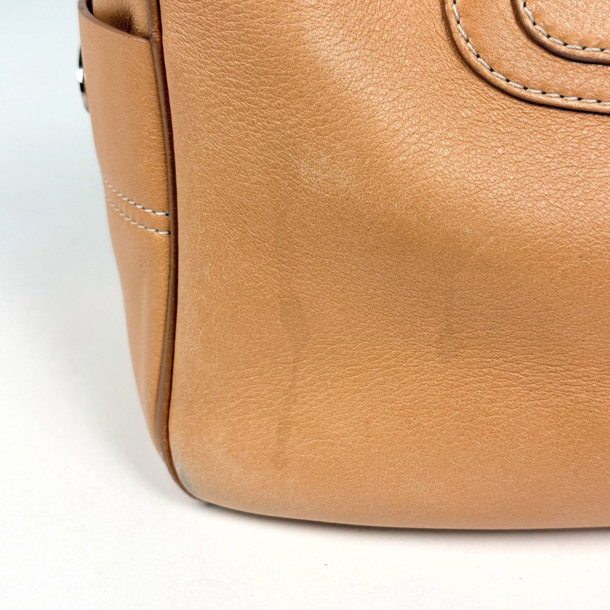 Celine Boogie Beige Leather Handbag (Pre-Owned)