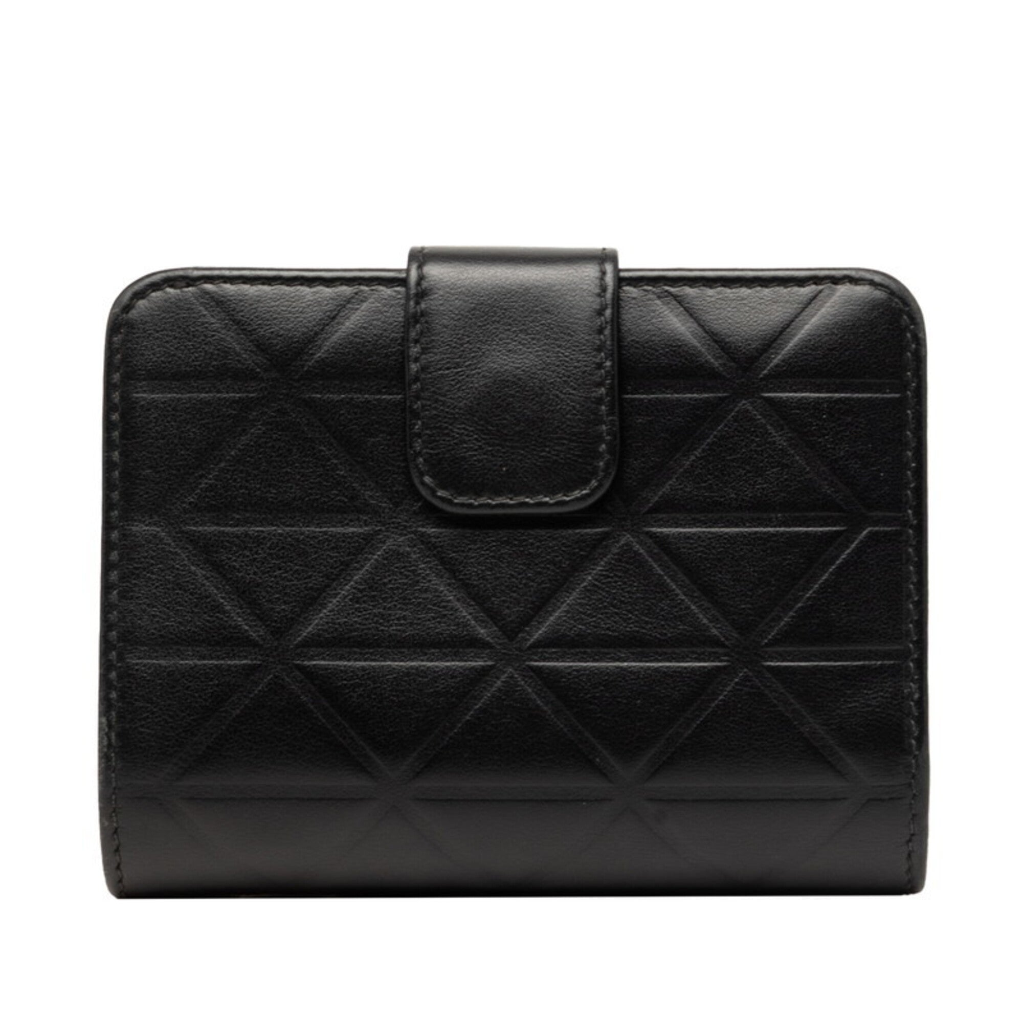 Prada Black Leather Wallet (Bi-Fold) (Pre-Owned)