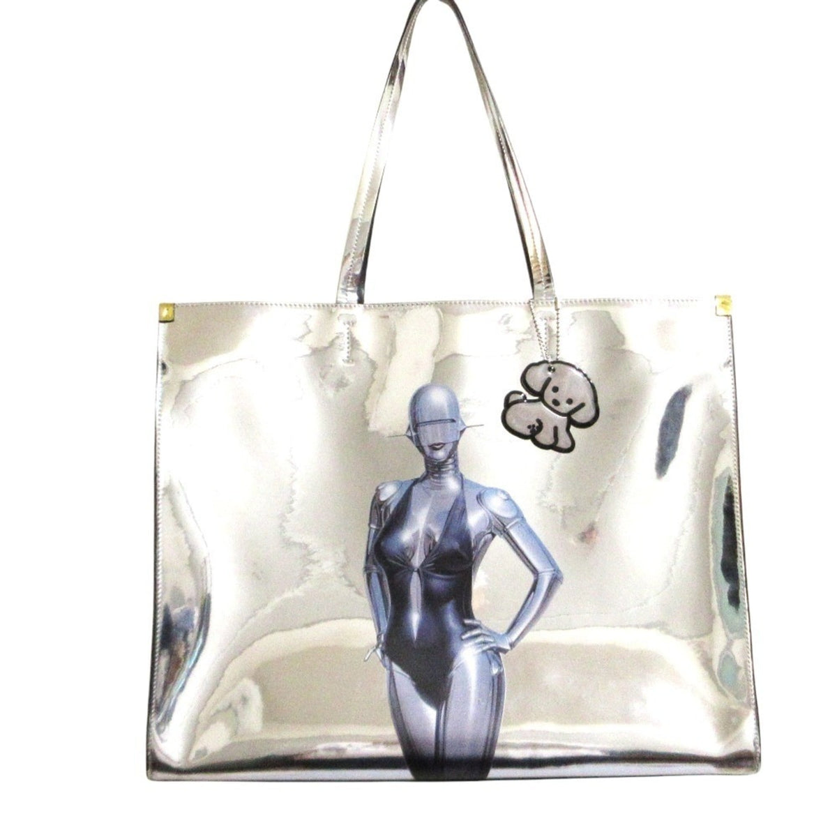 Stella Mccartney Silver Elastane Tote Bag (Pre-Owned)