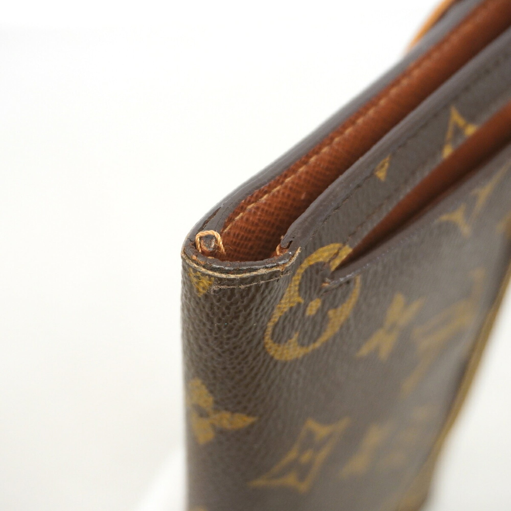 Louis Vuitton Brown Long Wallet (Tri-Fold) (Pre-Owned)