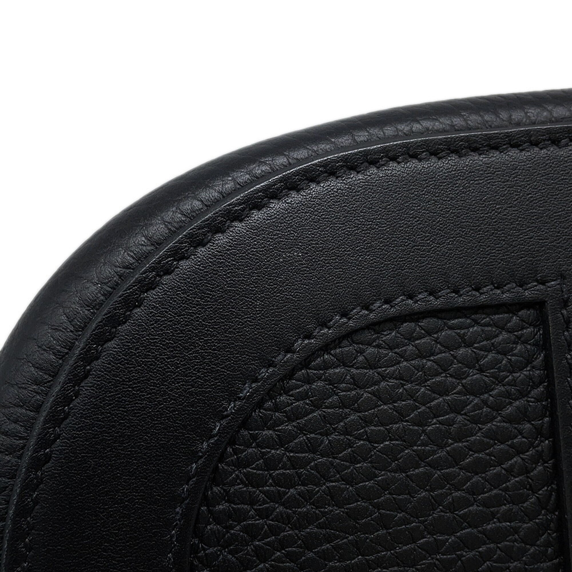 Hermes Black Taurillon Clemence Leather Swift Leather Tote Bag (Pre-Owned)