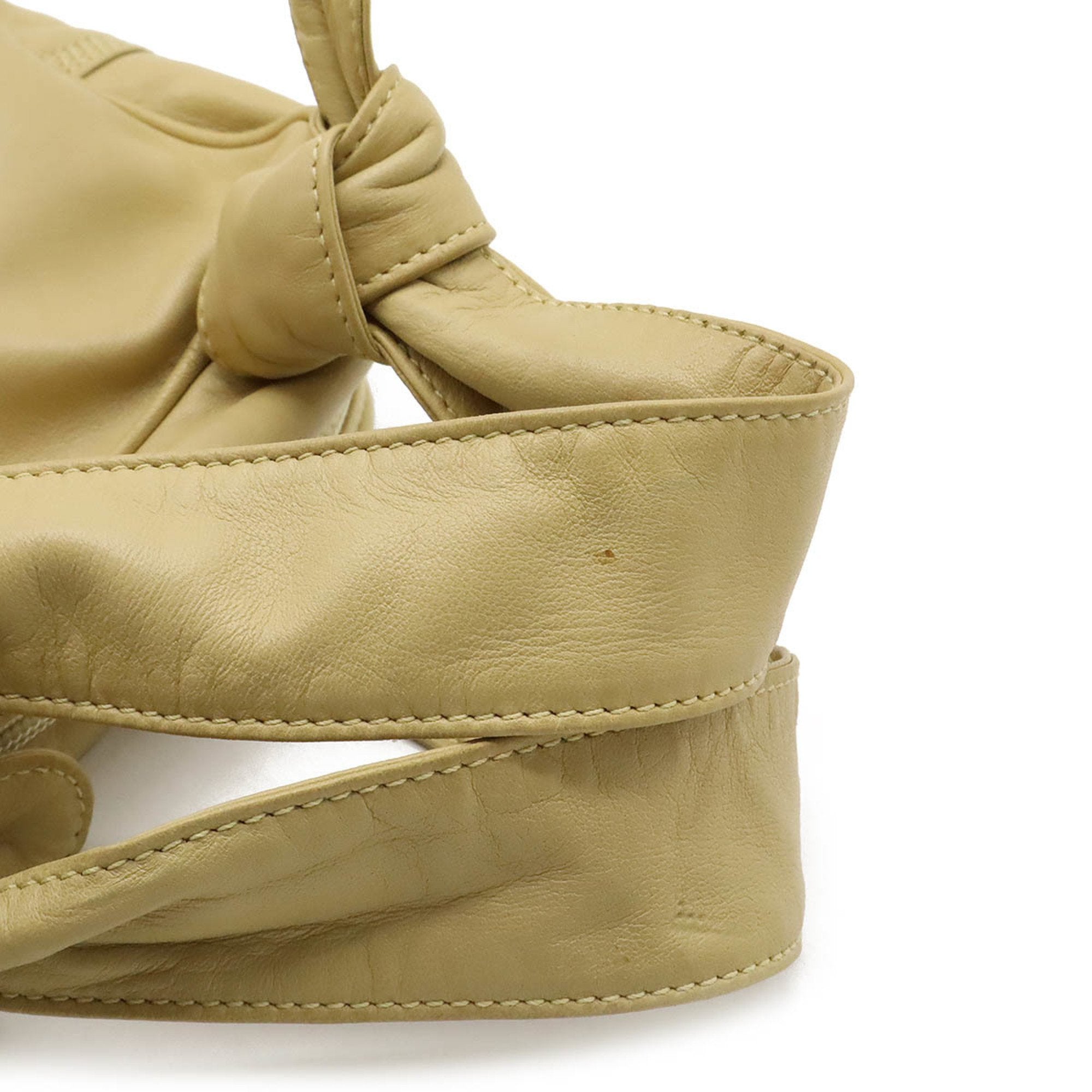 Loewe Beige Nappa Leather Leather Handbag (Pre-Owned)