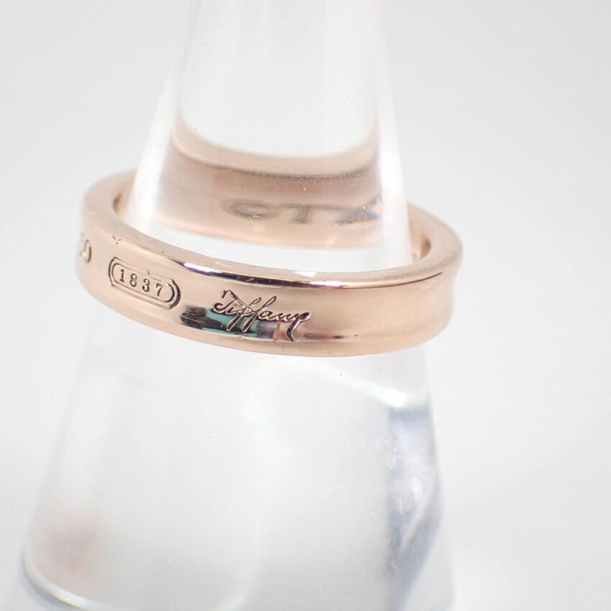 Tiffany Gold Metal Band Ring (Pre-Owned)