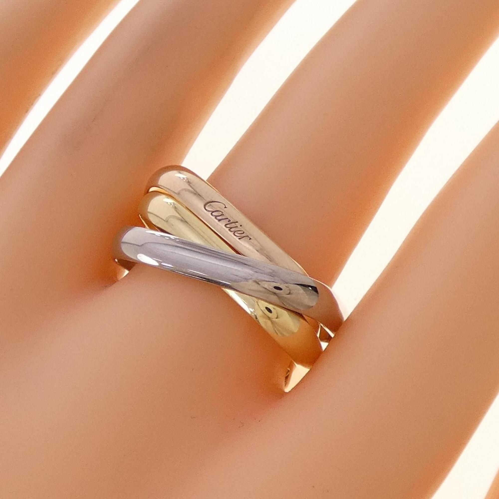 Cartier Yellow Gold (18K) Pink Gold (18K) White Gold (18K) Band Ring (Pre-Owned)