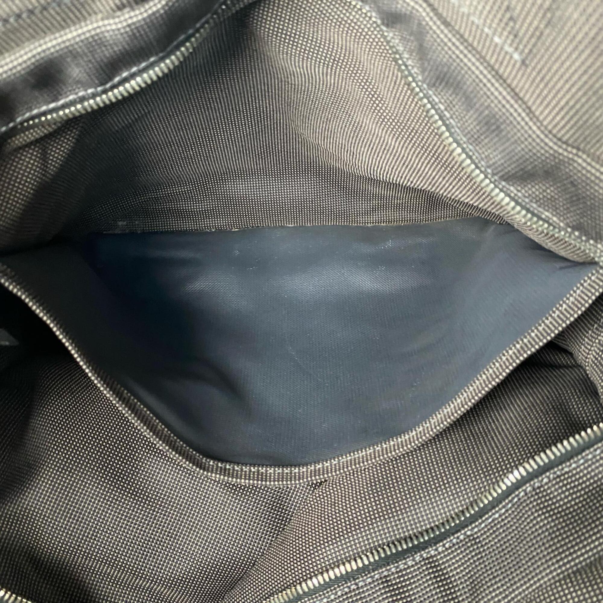 Hermes Gray Canvas Tote Bag (Pre-Owned)