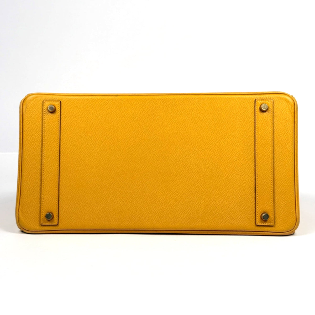 Hermes Birkin Yellow Courchevel Leather Handbag (Pre-Owned)