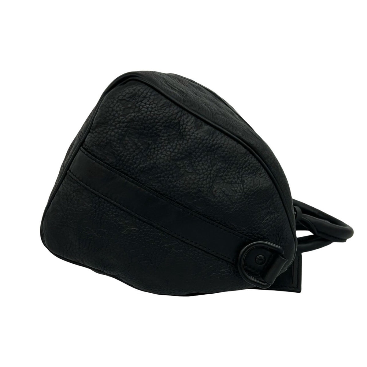 Louis Vuitton Black Leather Handbag Shoulder Bag (Pre-Owned)
