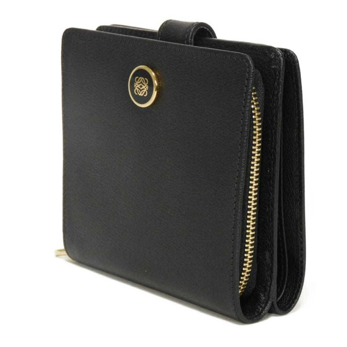 Loewe Black Leather Wallet (Bi-Fold) (Pre-Owned)