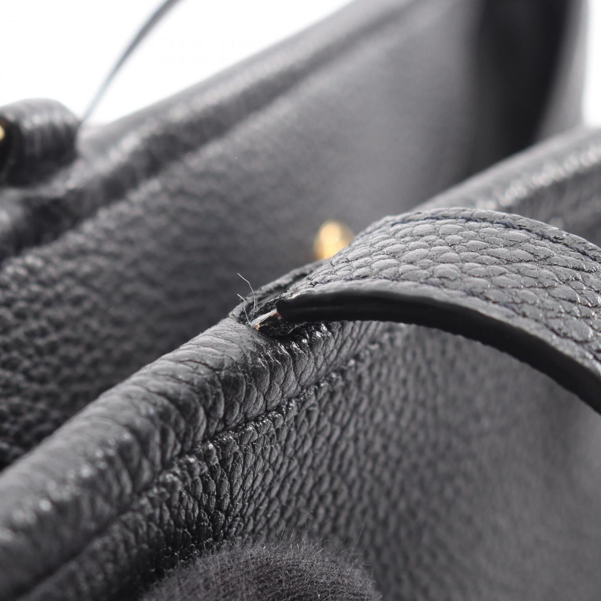 Celine Black Leather Handbag Tote Bag (Pre-Owned)
