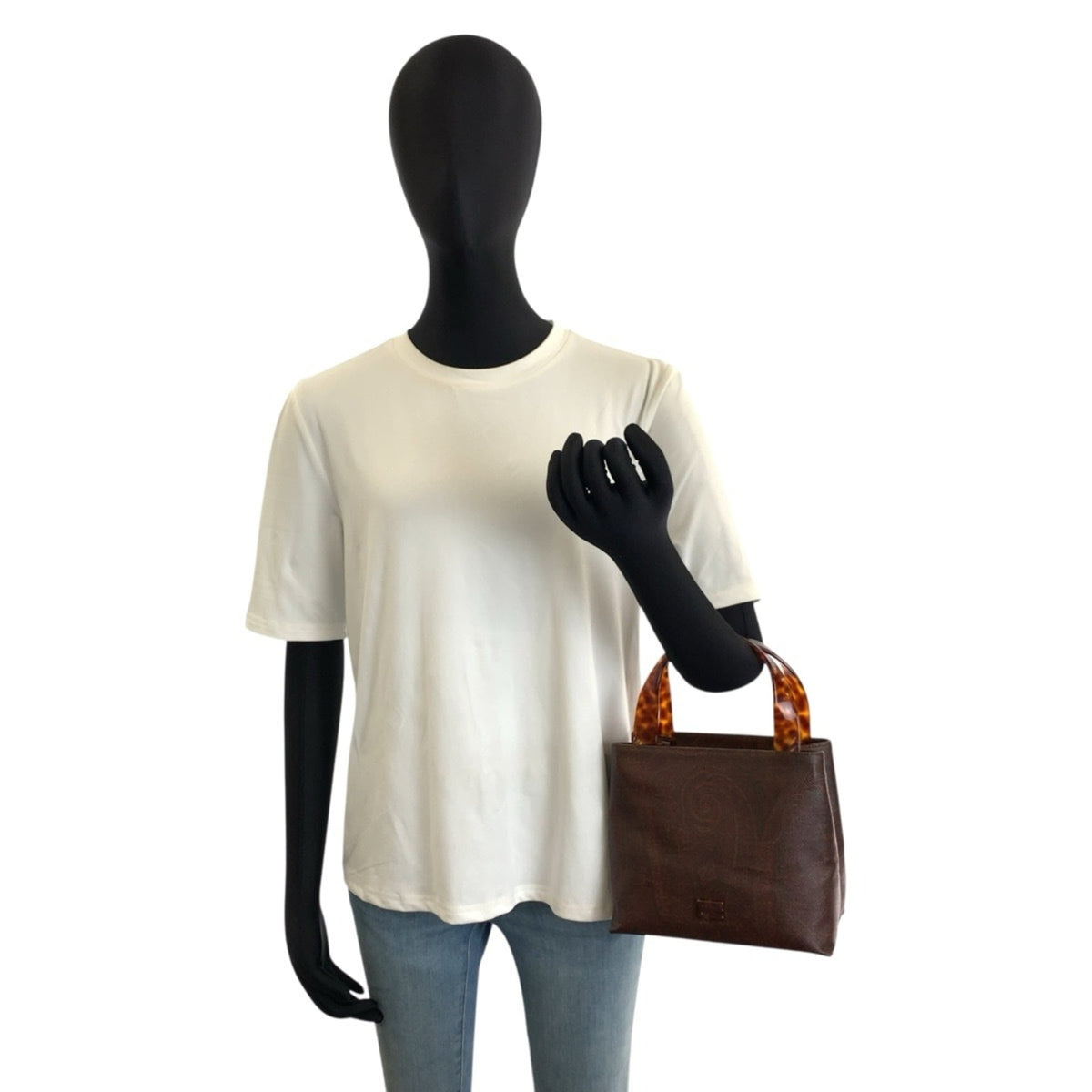 Etro Pvc Handbag Tote Bag (Pre-Owned)