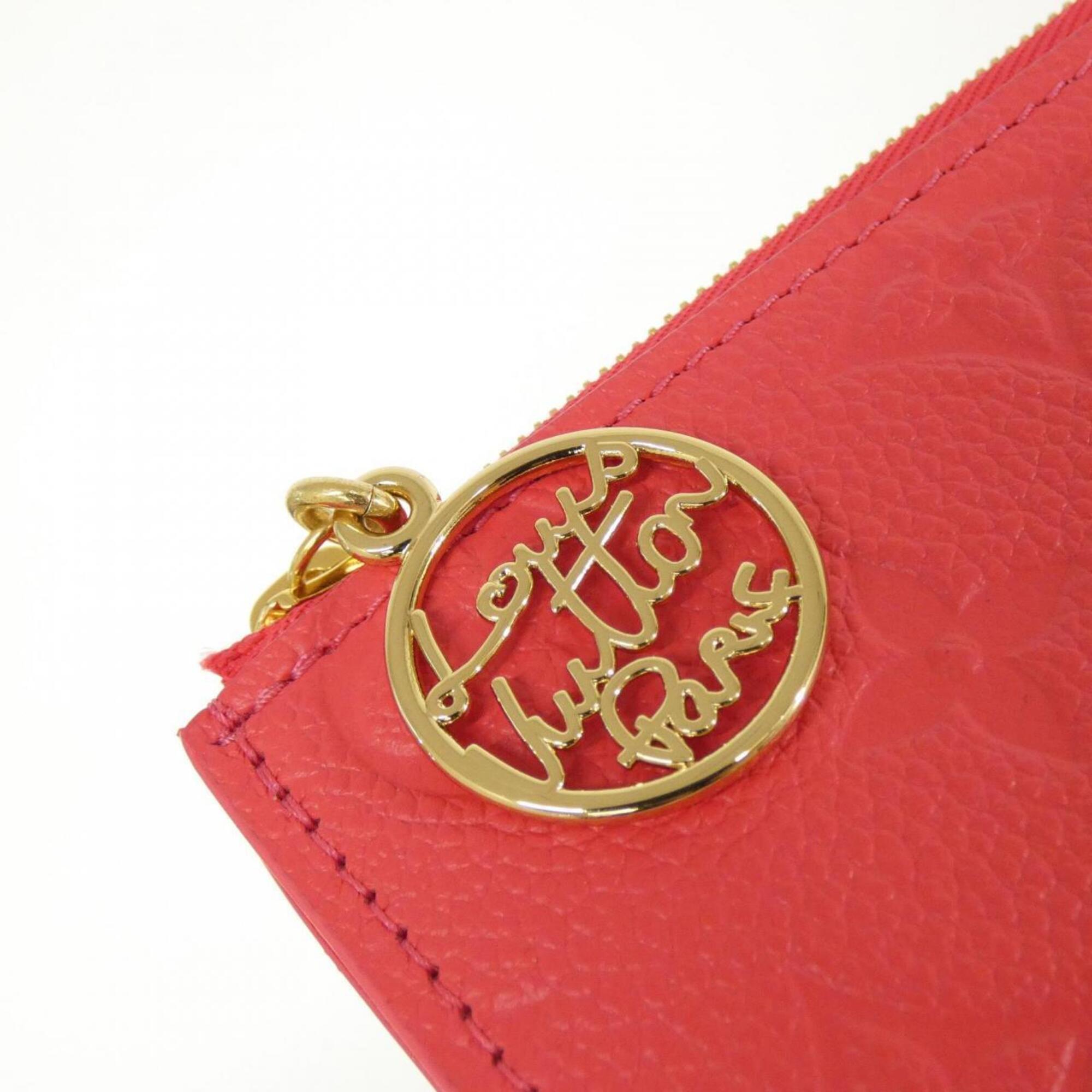 Louis Vuitton Pink Strawberry Leather Wallet (Bi-Fold) (Pre-Owned)