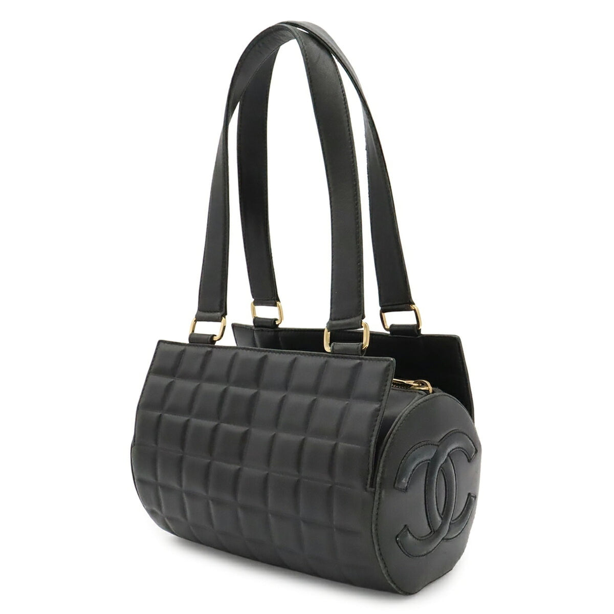 Chanel Black Leather Handbag (Pre-Owned)