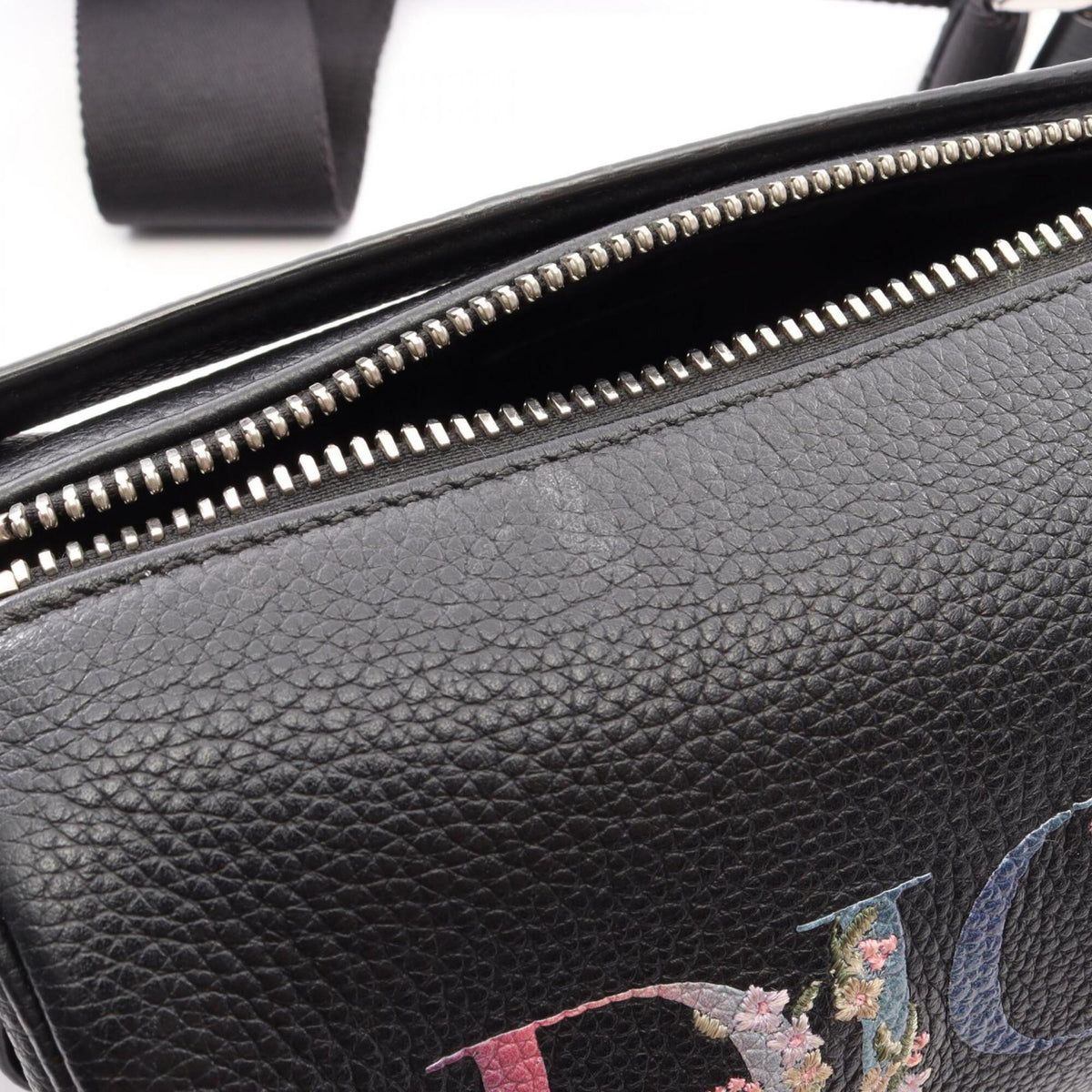 Christian Dior Black Multi-Color Leather Handbag (Pre-Owned)