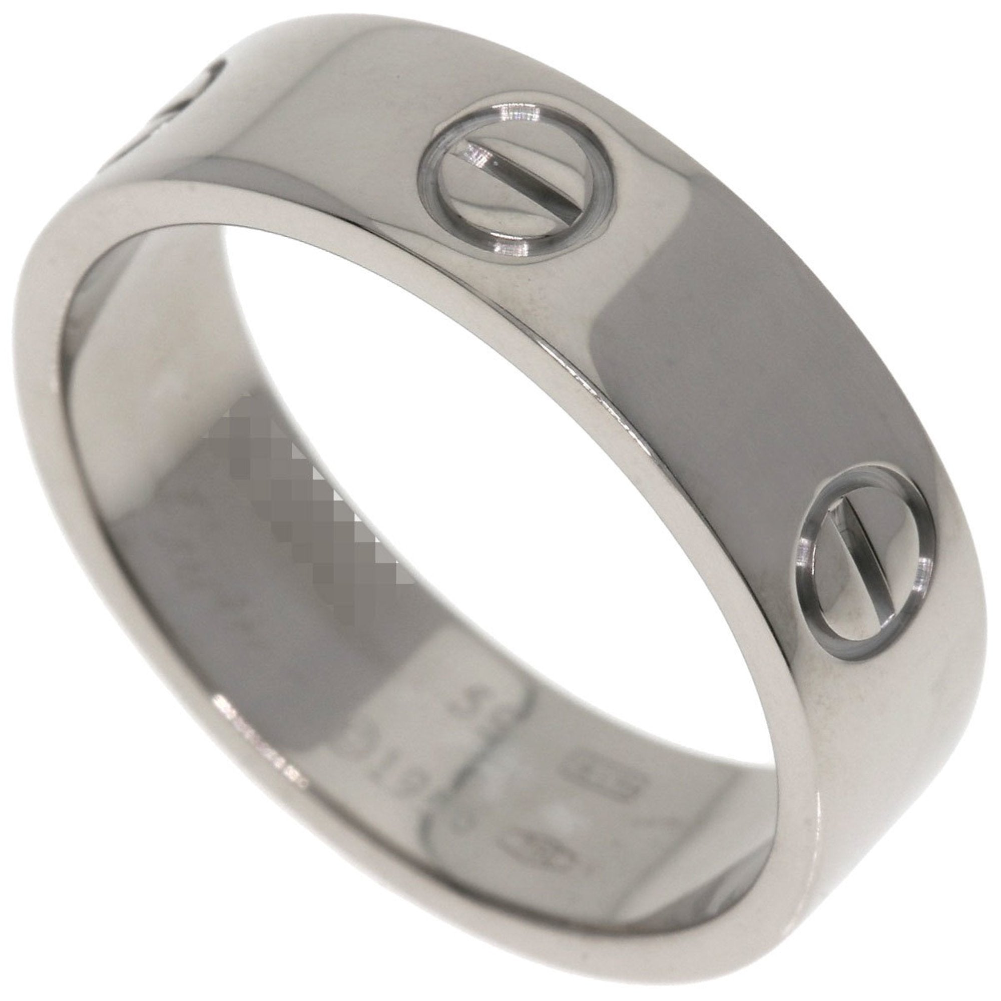 Cartier White Gold White Gold (18K) Band Ring (Pre-Owned)