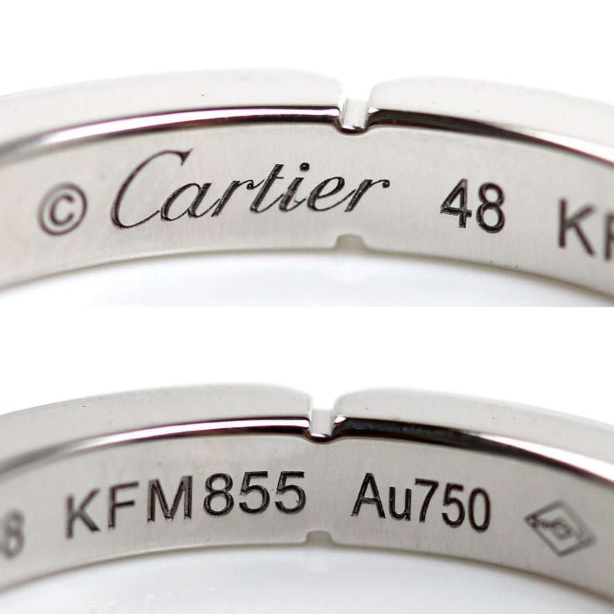 Cartier White Gold (18K) Band Ring (Pre-Owned)