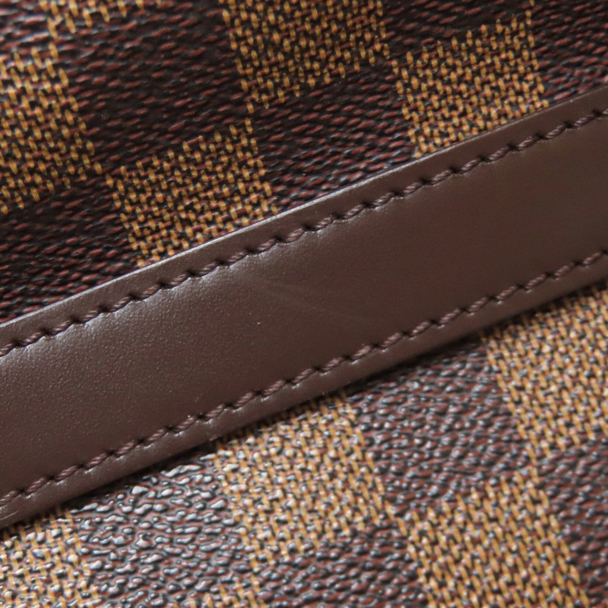Louis Vuitton Damier Canvas Ebene Damier Canvas Shoulder Bag (Pre-Owned)