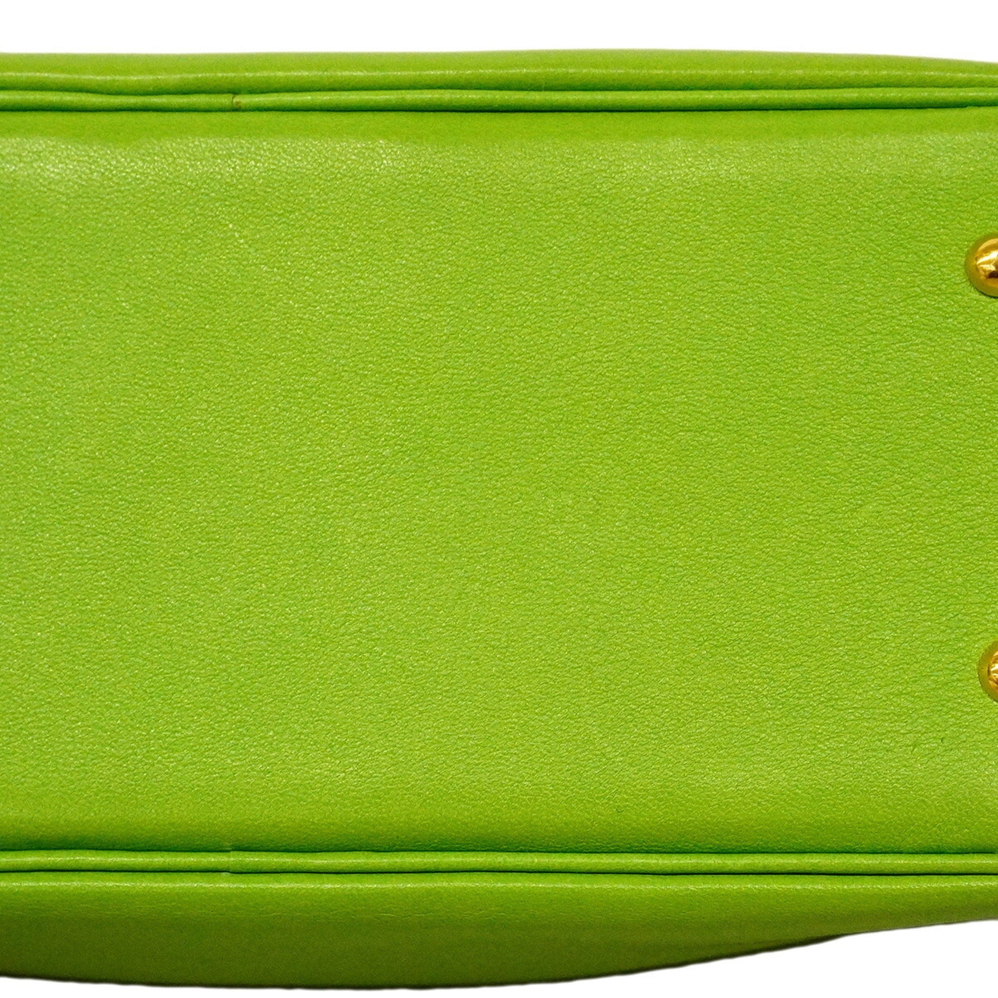 Hermes Green Gulliver Leather Handbag (Pre-Owned)