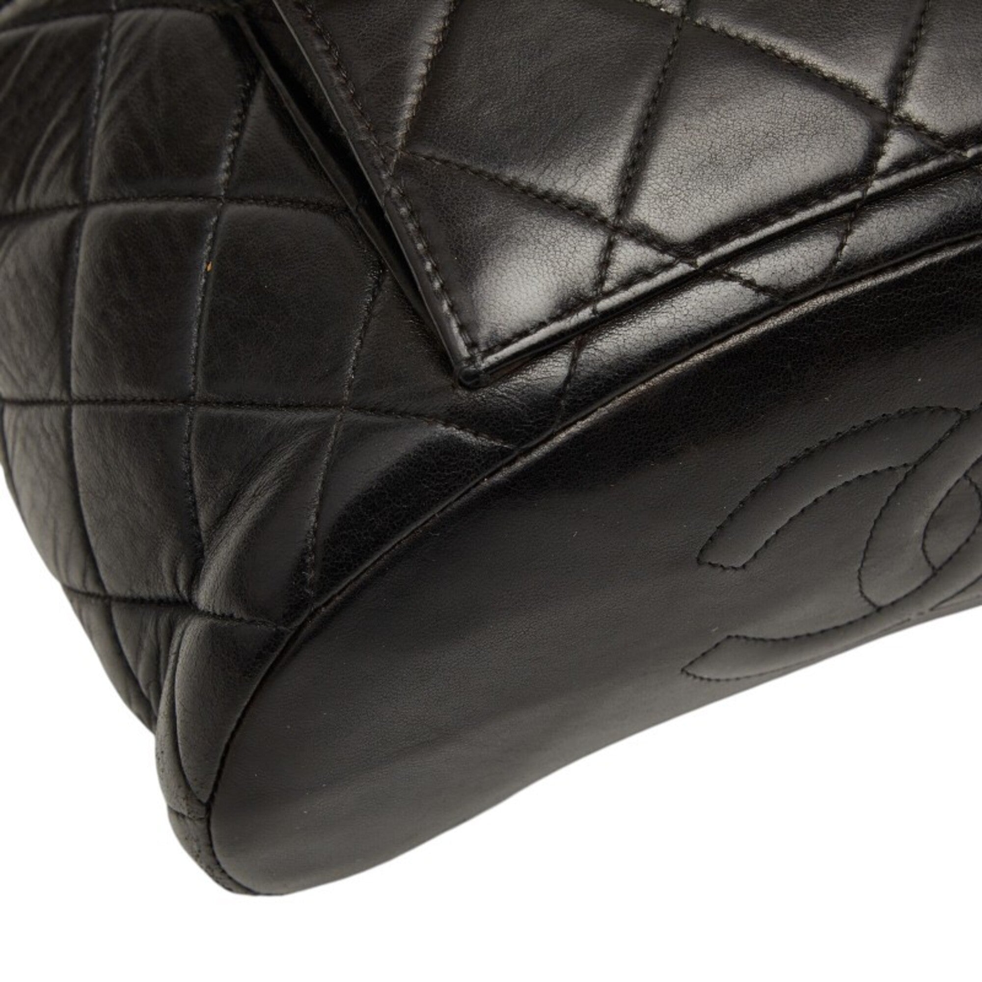 Chanel Black Leather Backpack (Pre-Owned)